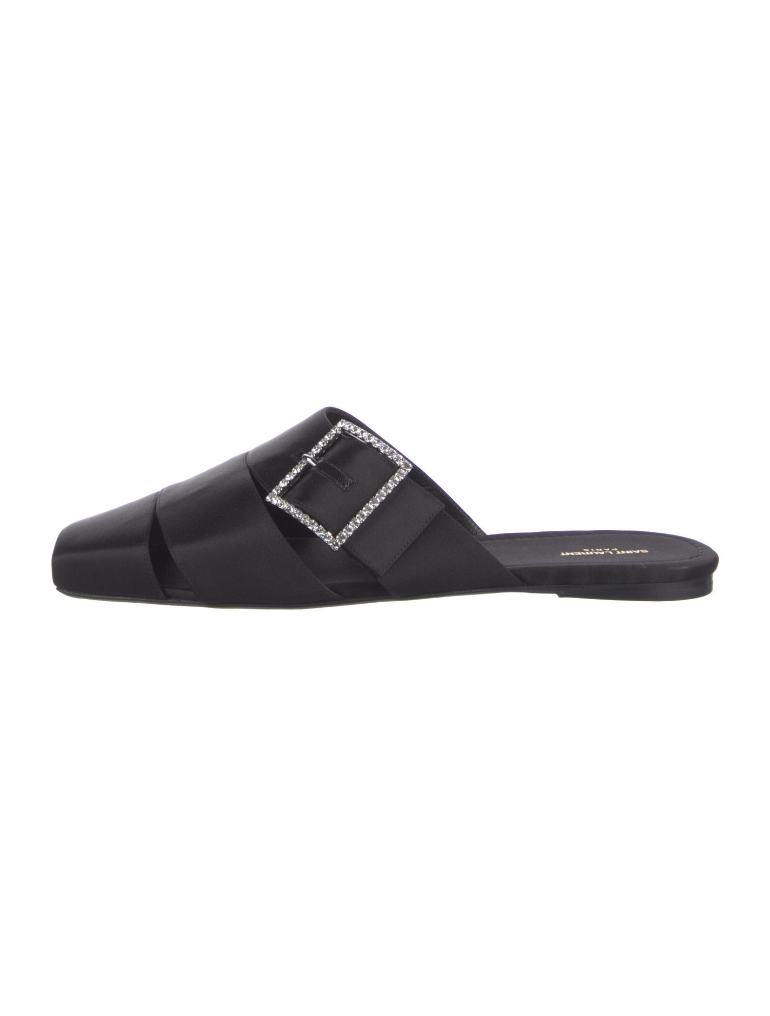 Saint Laurent Satin Slippers