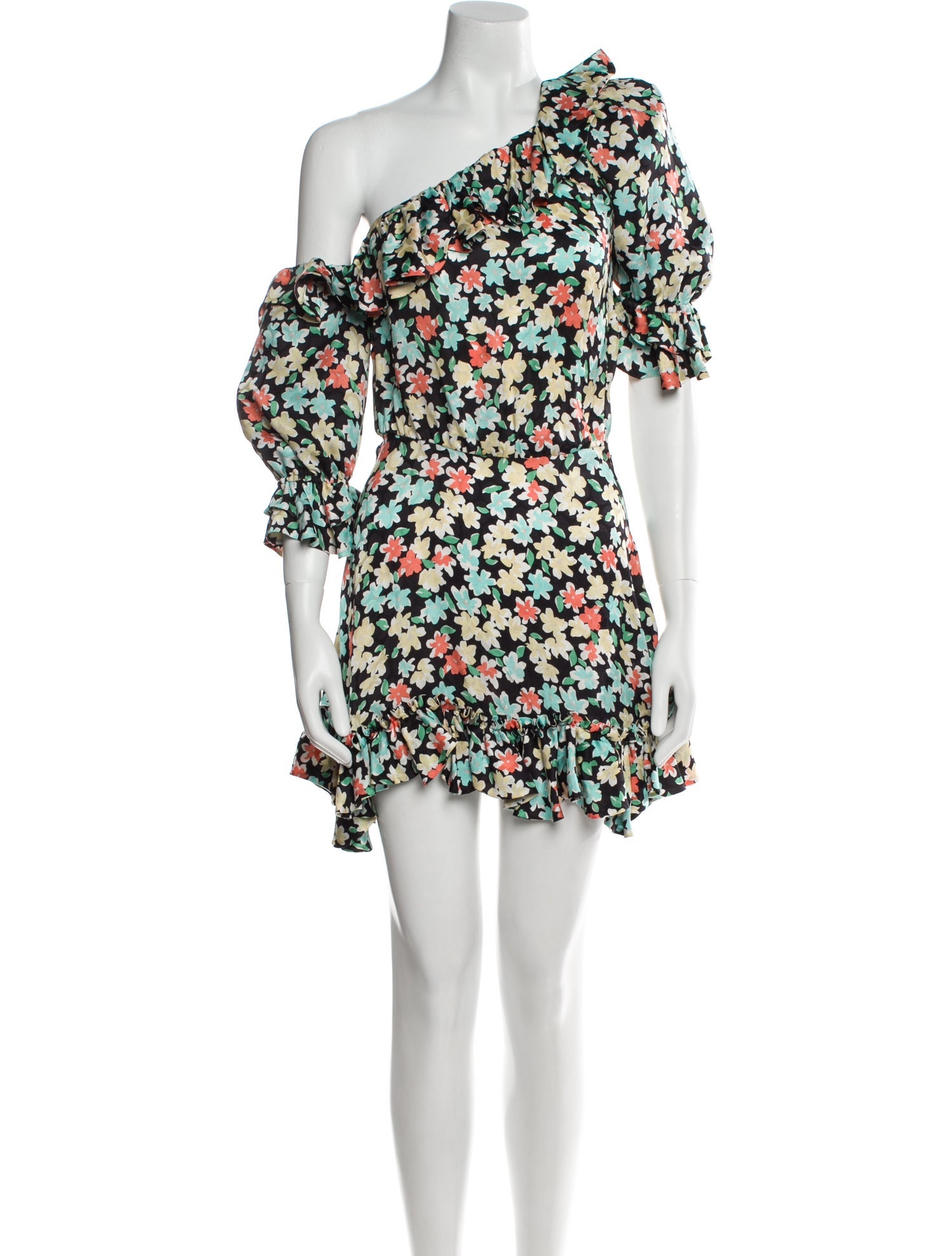 Saint Laurent Silk Mini Dress