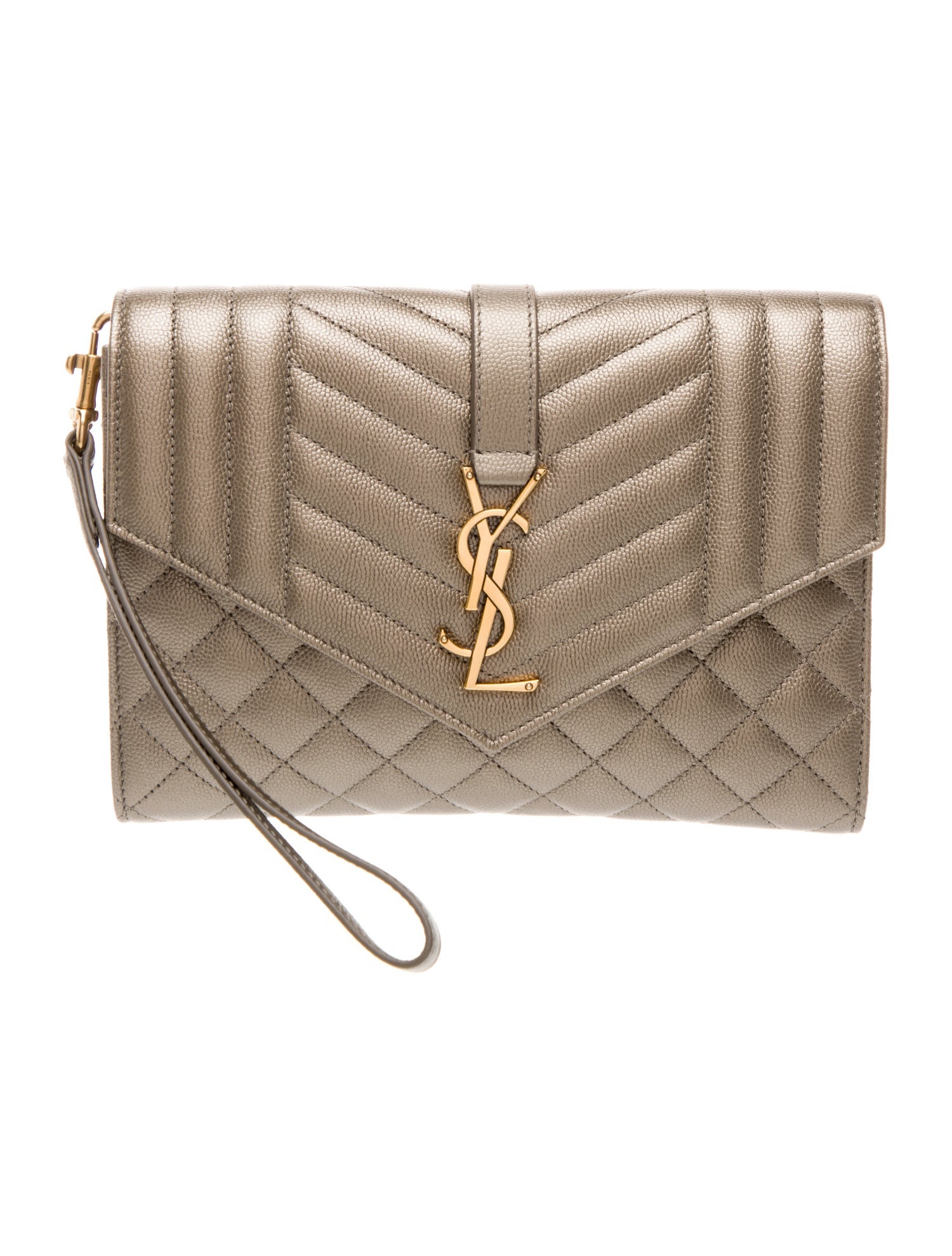 Saint Laurent Leather Envelope