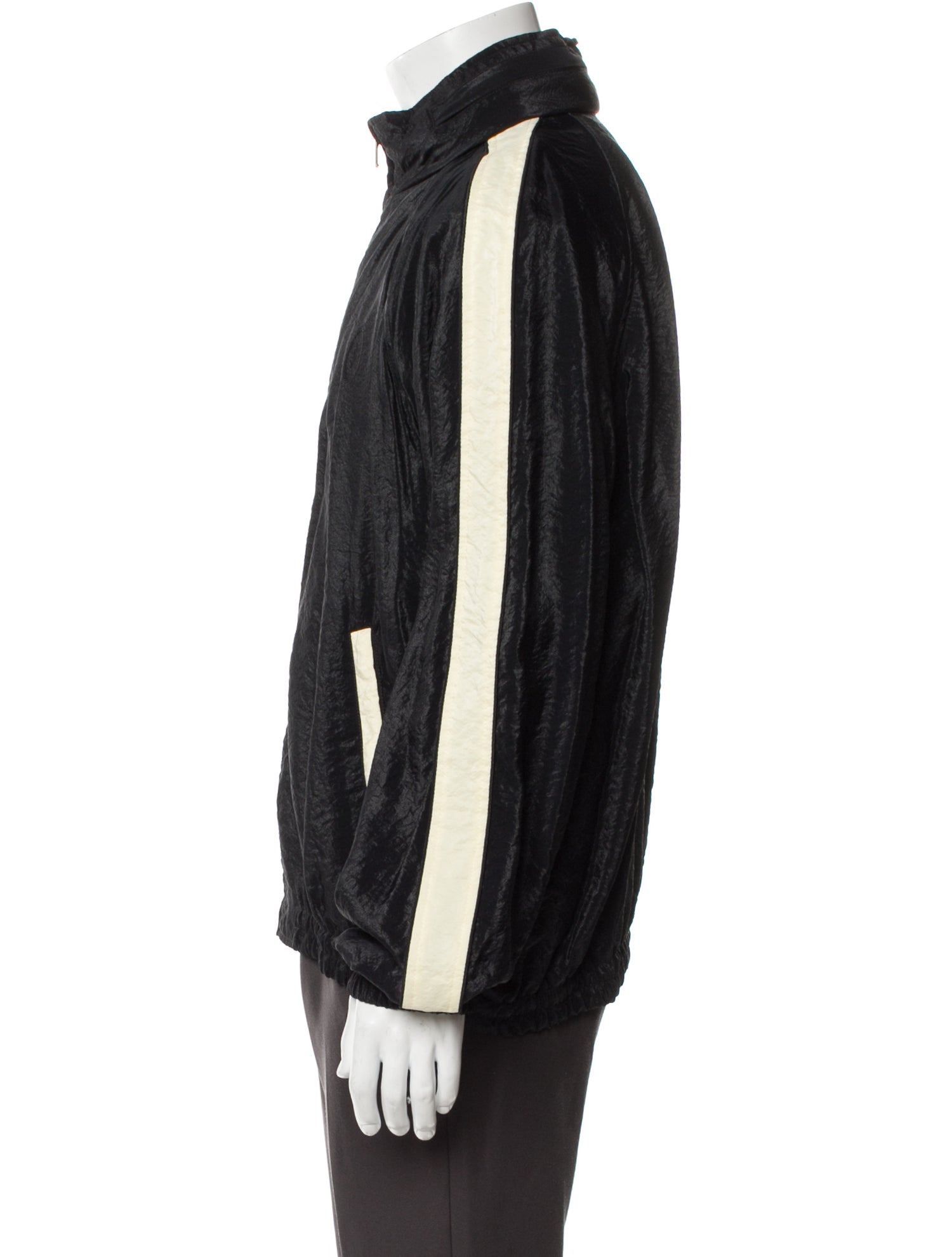 Saint Laurent 2021 Signature Logo Windbreaker