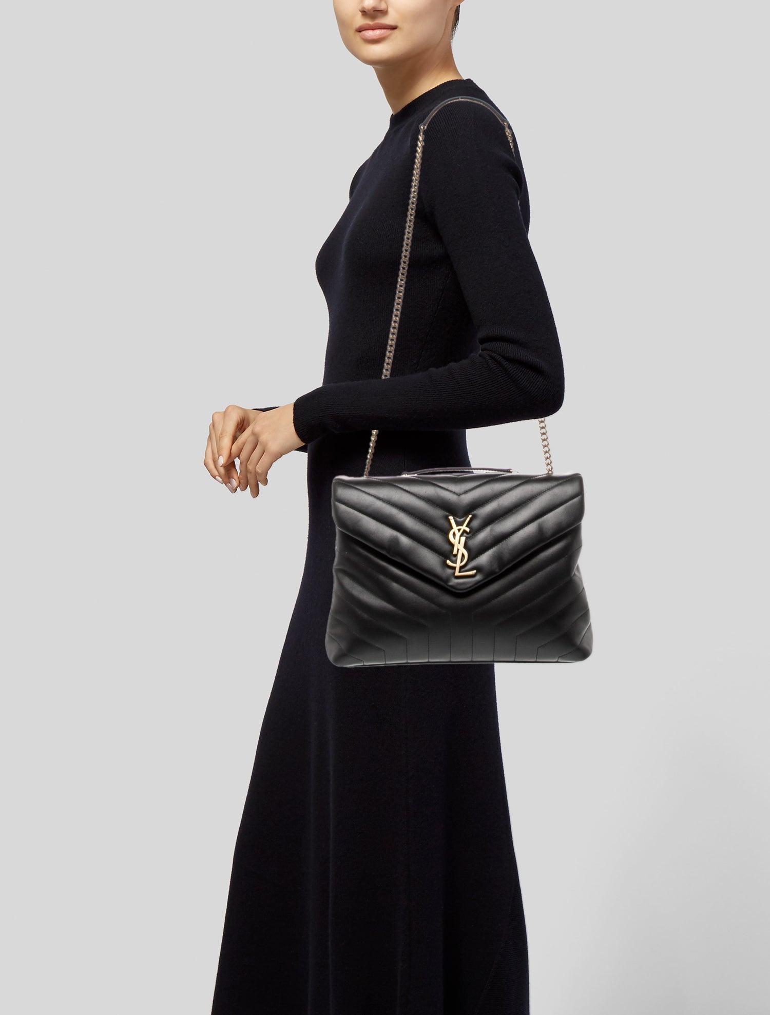 Saint Laurent Leather LouLou Medium