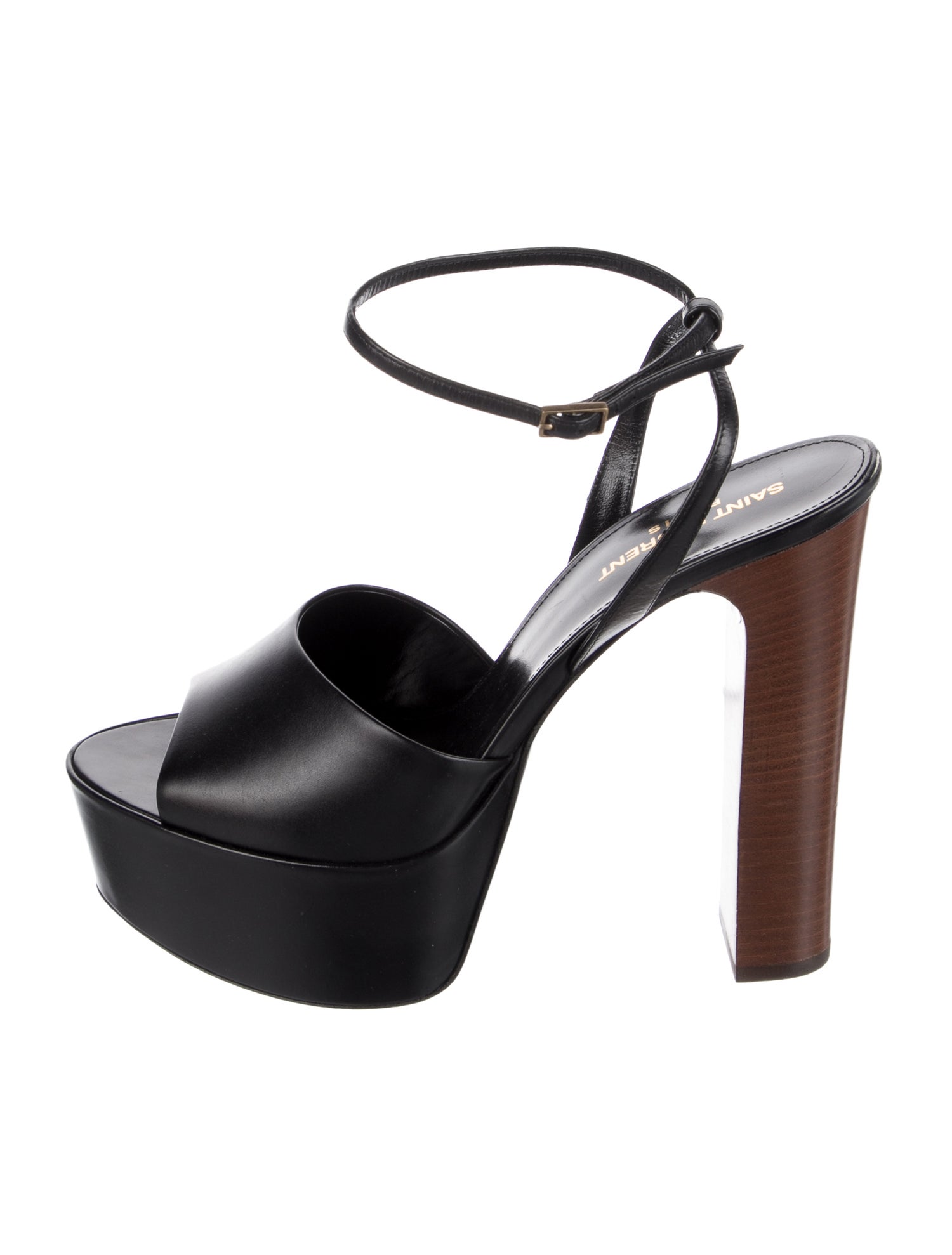 Saint Laurent Leather Slingback Pumps