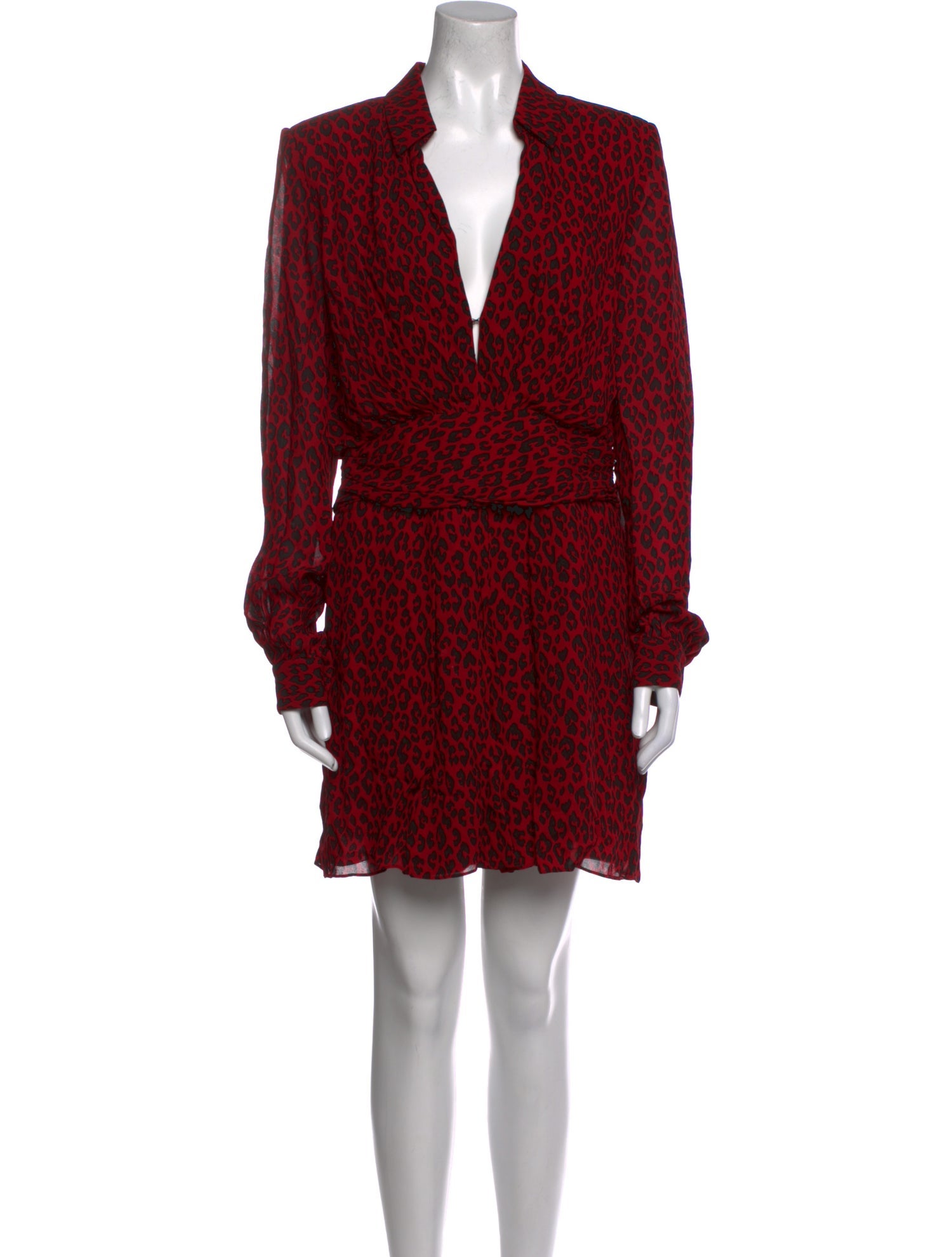 Saint Laurent Printed Mini Dress