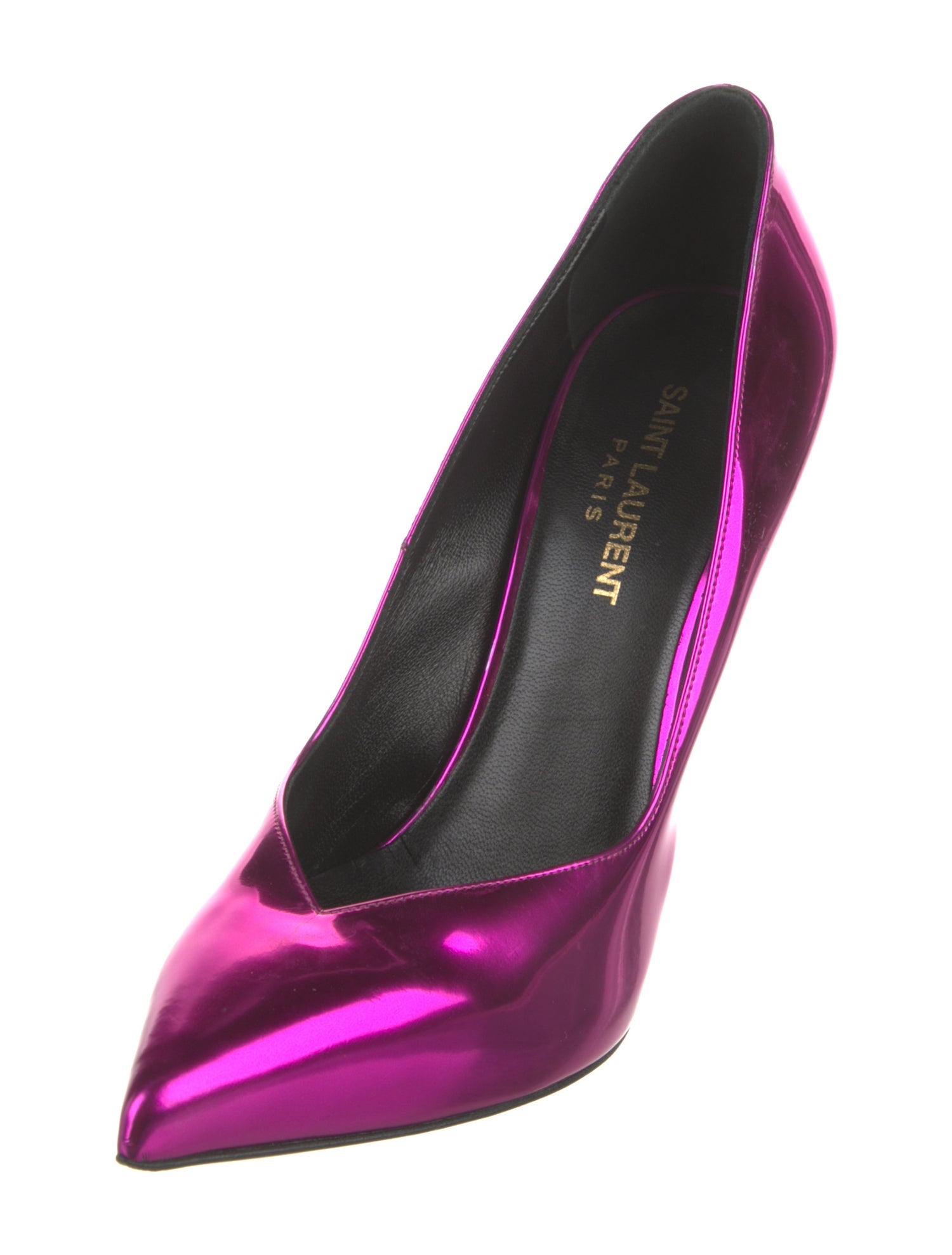 Saint Laurent Patent Leather D'Orsay Pumps