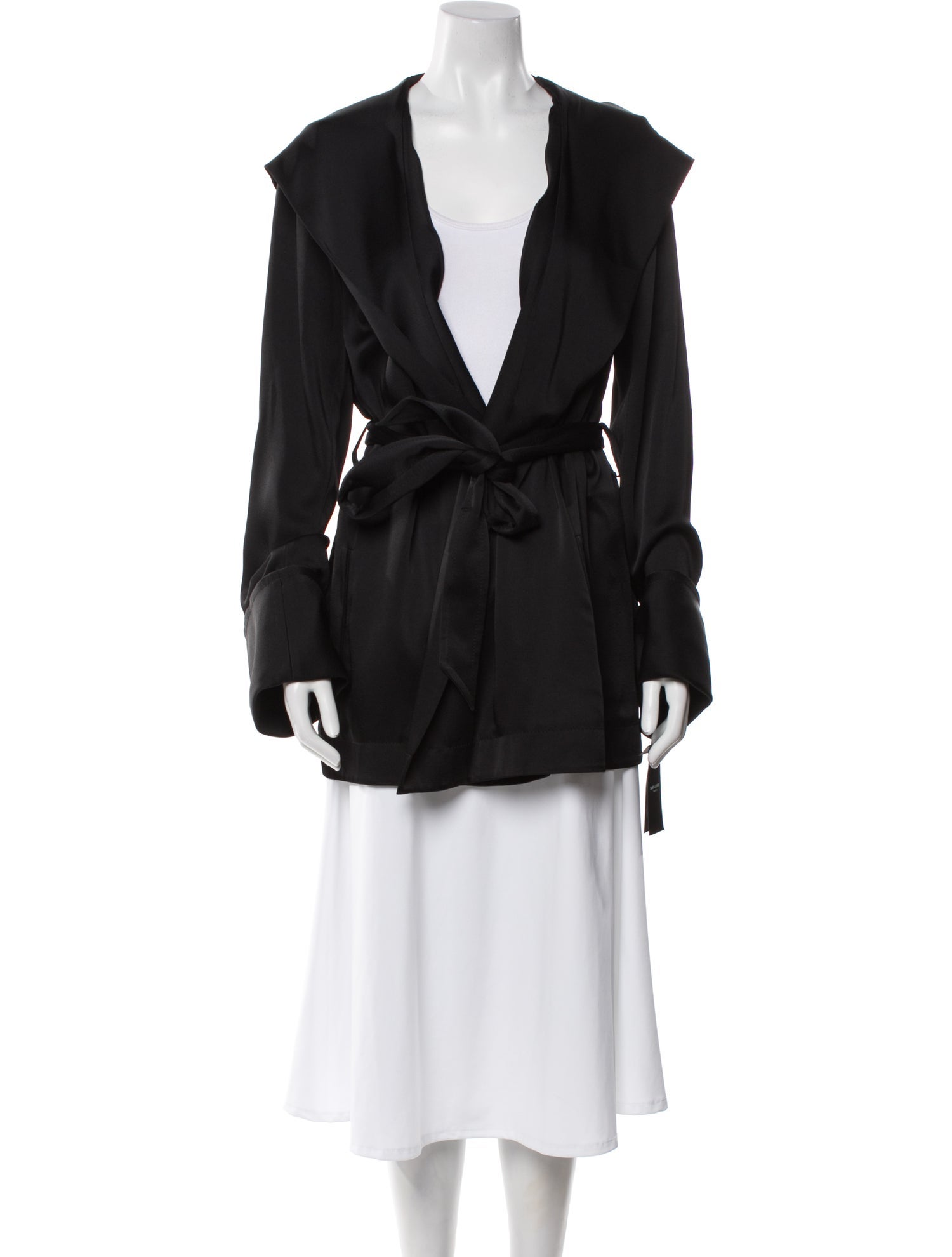 Saint Laurent 2022 Hooded Wrap Blazer w/ Tags