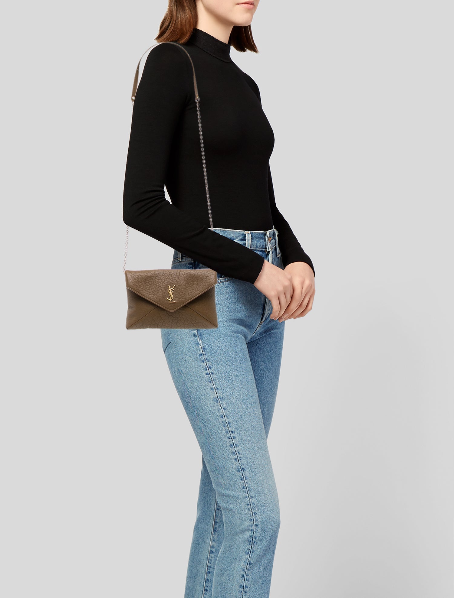 Saint Laurent Leather Shoulder Bag 2024