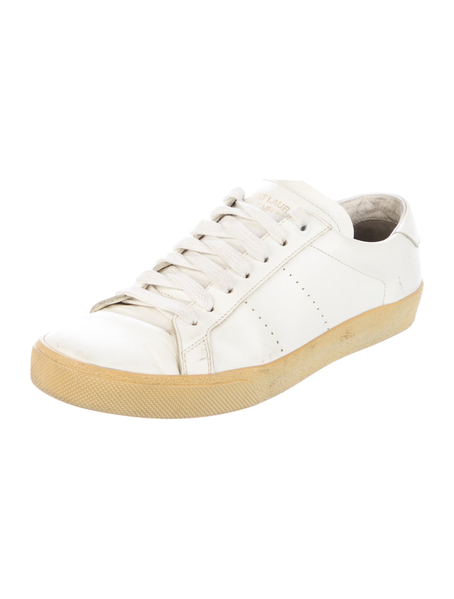 Saint Laurent Leather Sneakers