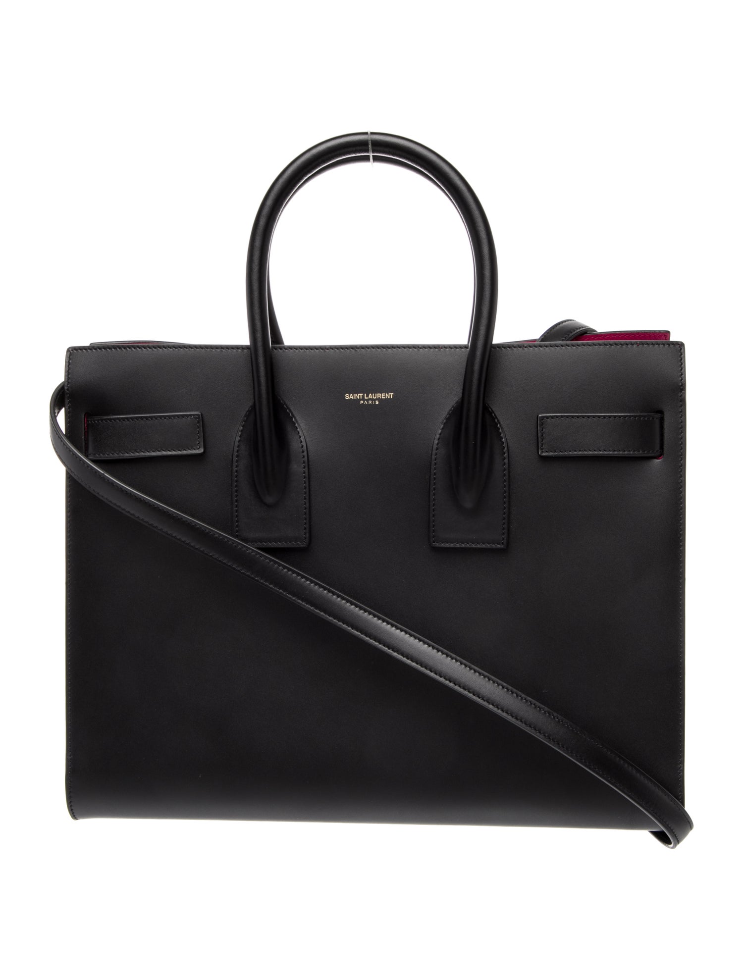 Saint Laurent Leather Sac De Jour
