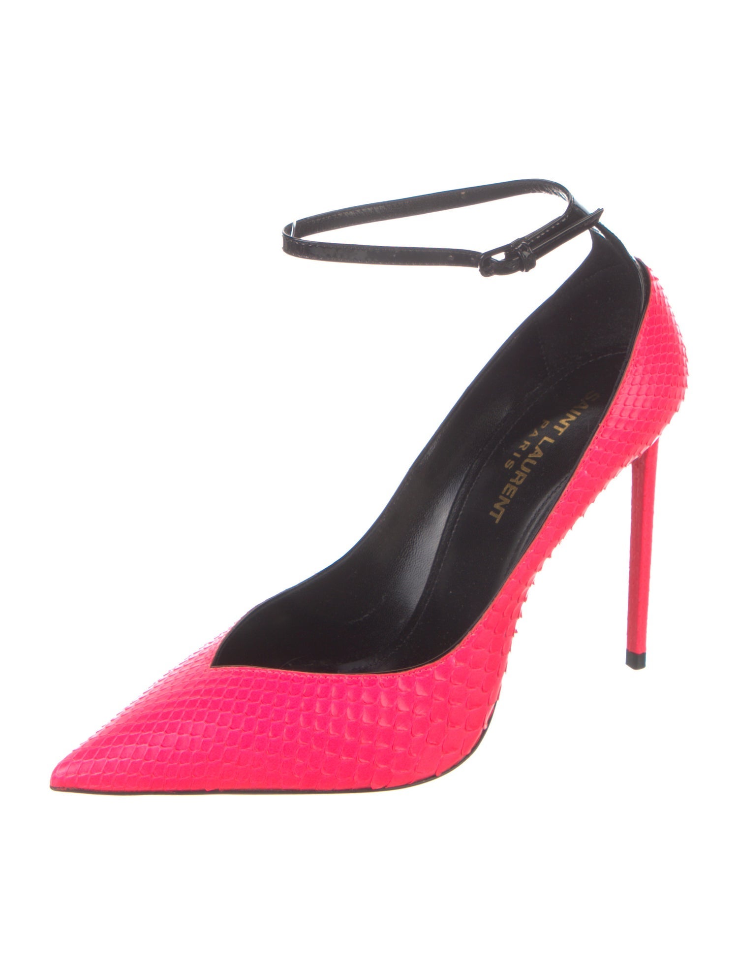 Saint Laurent Snakeskin Pumps