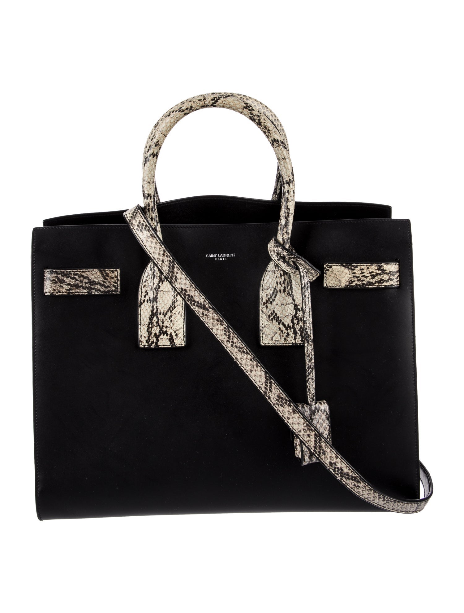 Saint Laurent Leather Sac De Jour