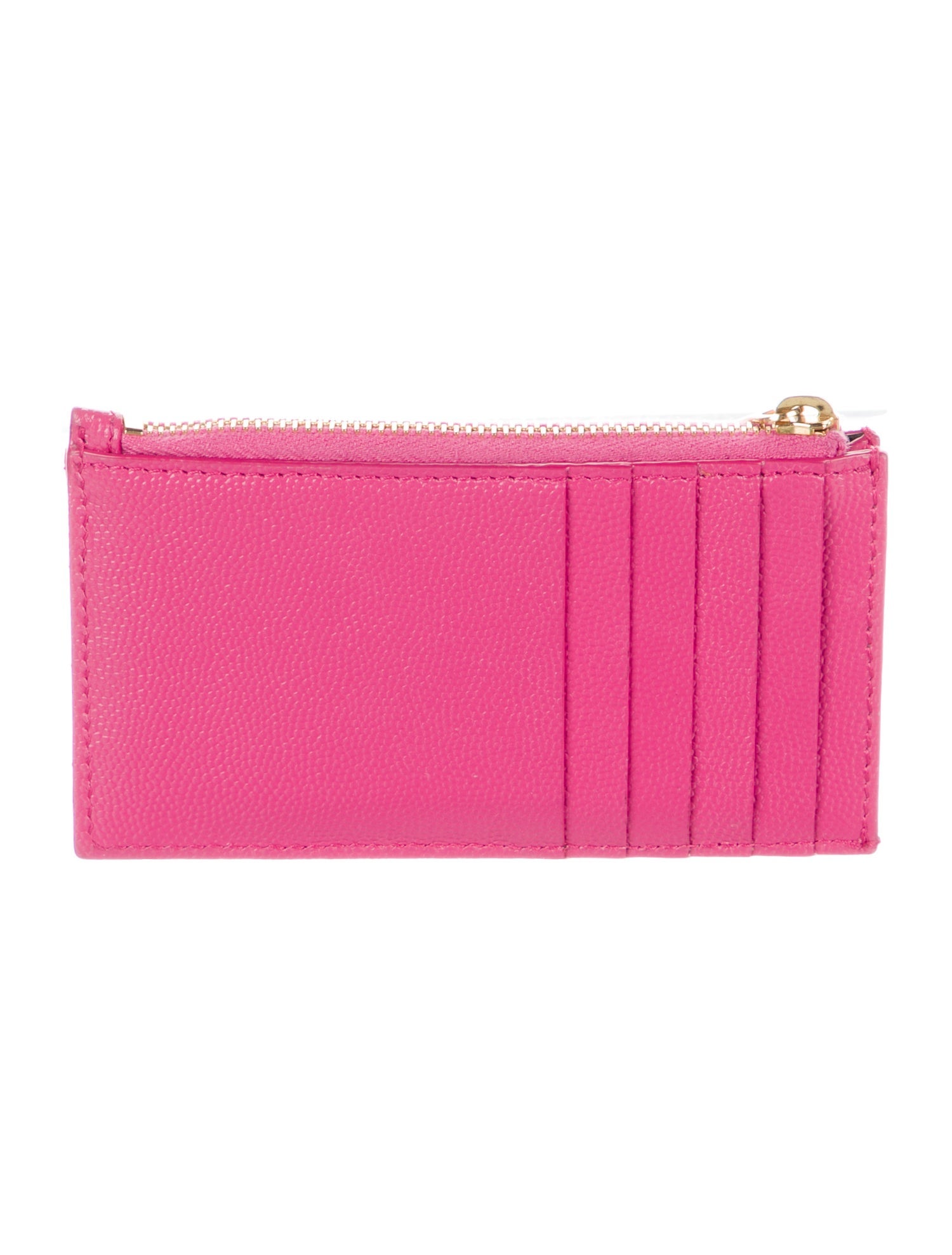 Saint Laurent 2023 Matelassé Fragments Card Case Wallet