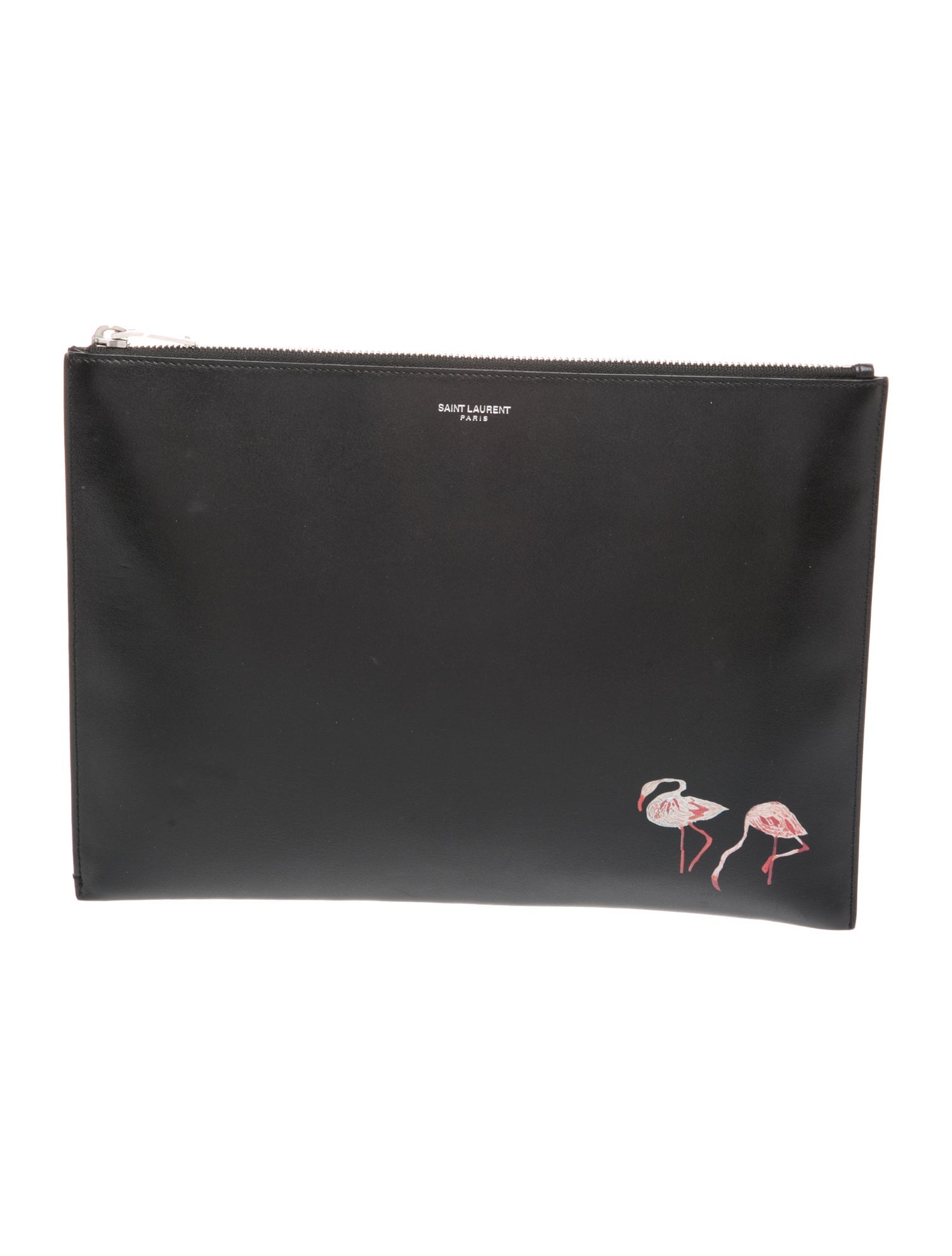 Saint Laurent Leather Clutch