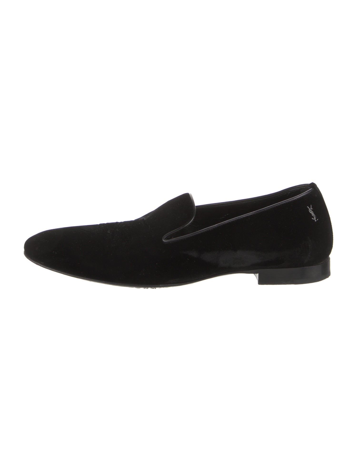 Saint Laurent Velvet Loafers