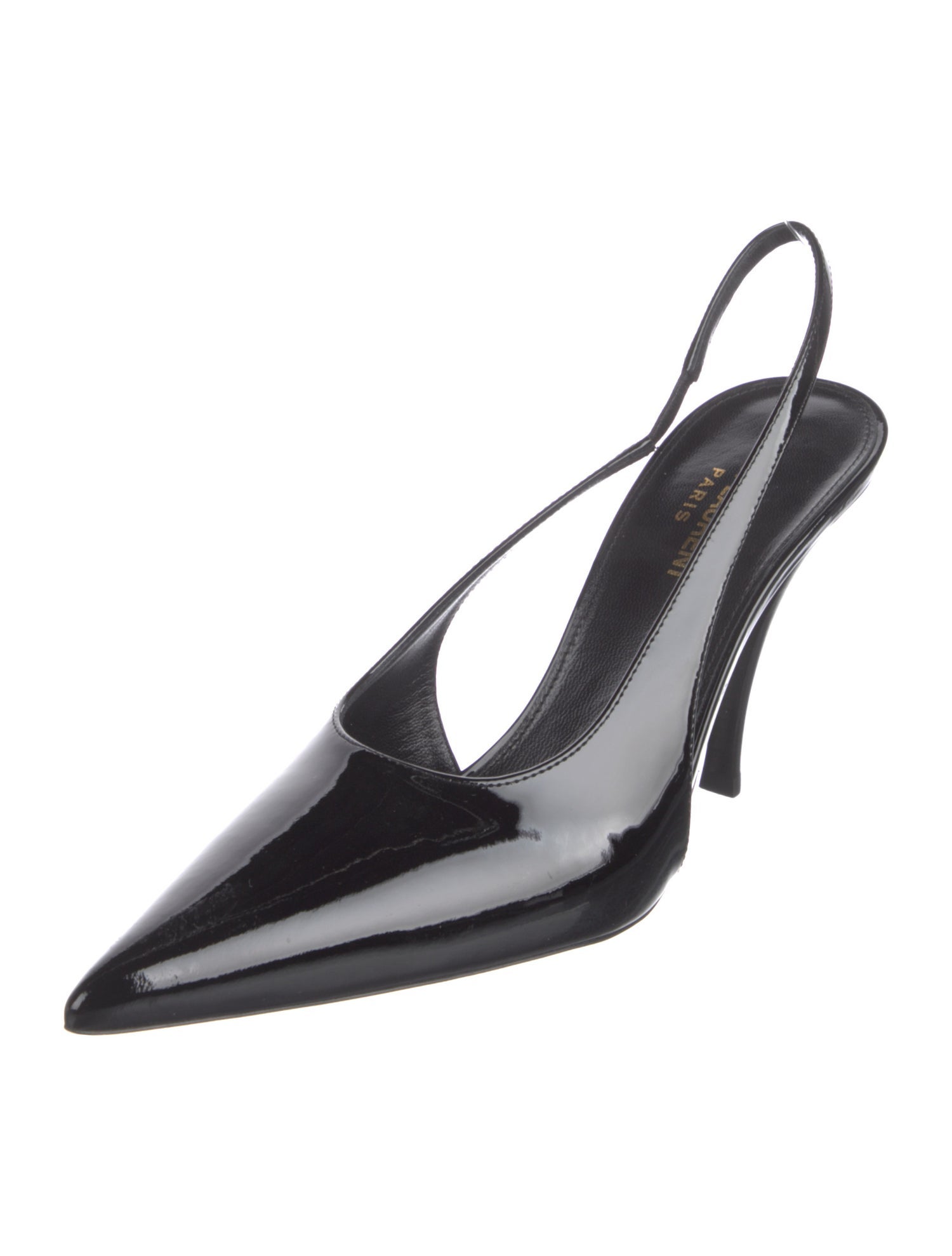 Saint Laurent Patent Leather Slingback Pumps