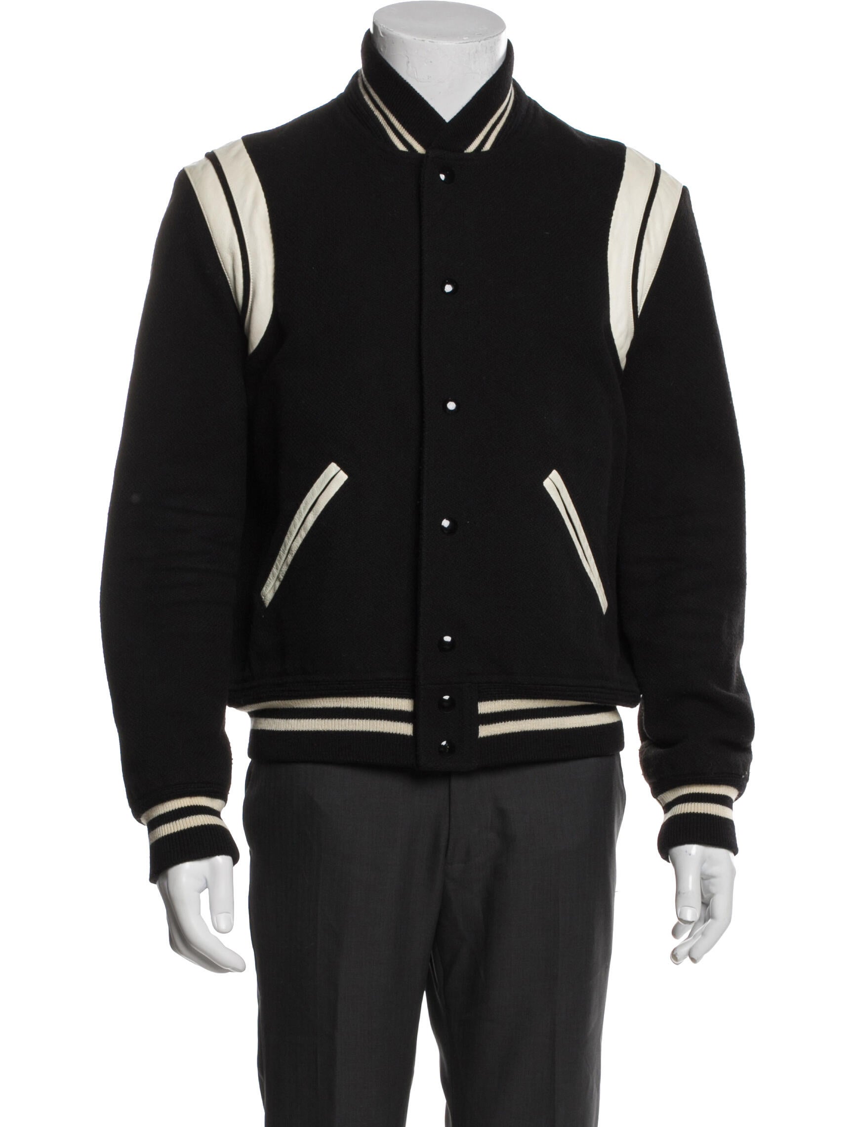 Saint Laurent 2016 Teddy Varsity Varsity Jacket