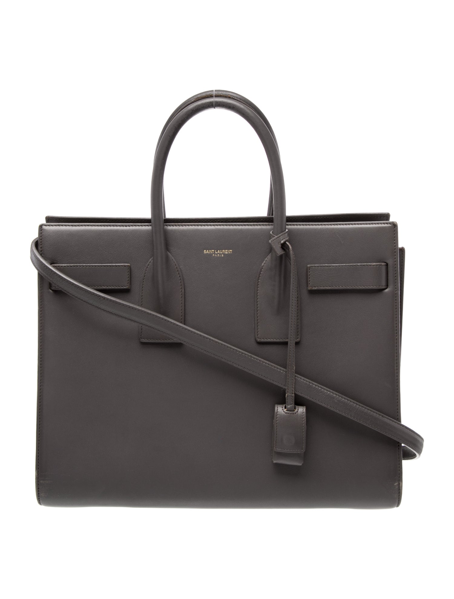 Saint Laurent Leather Sac De Jour Small