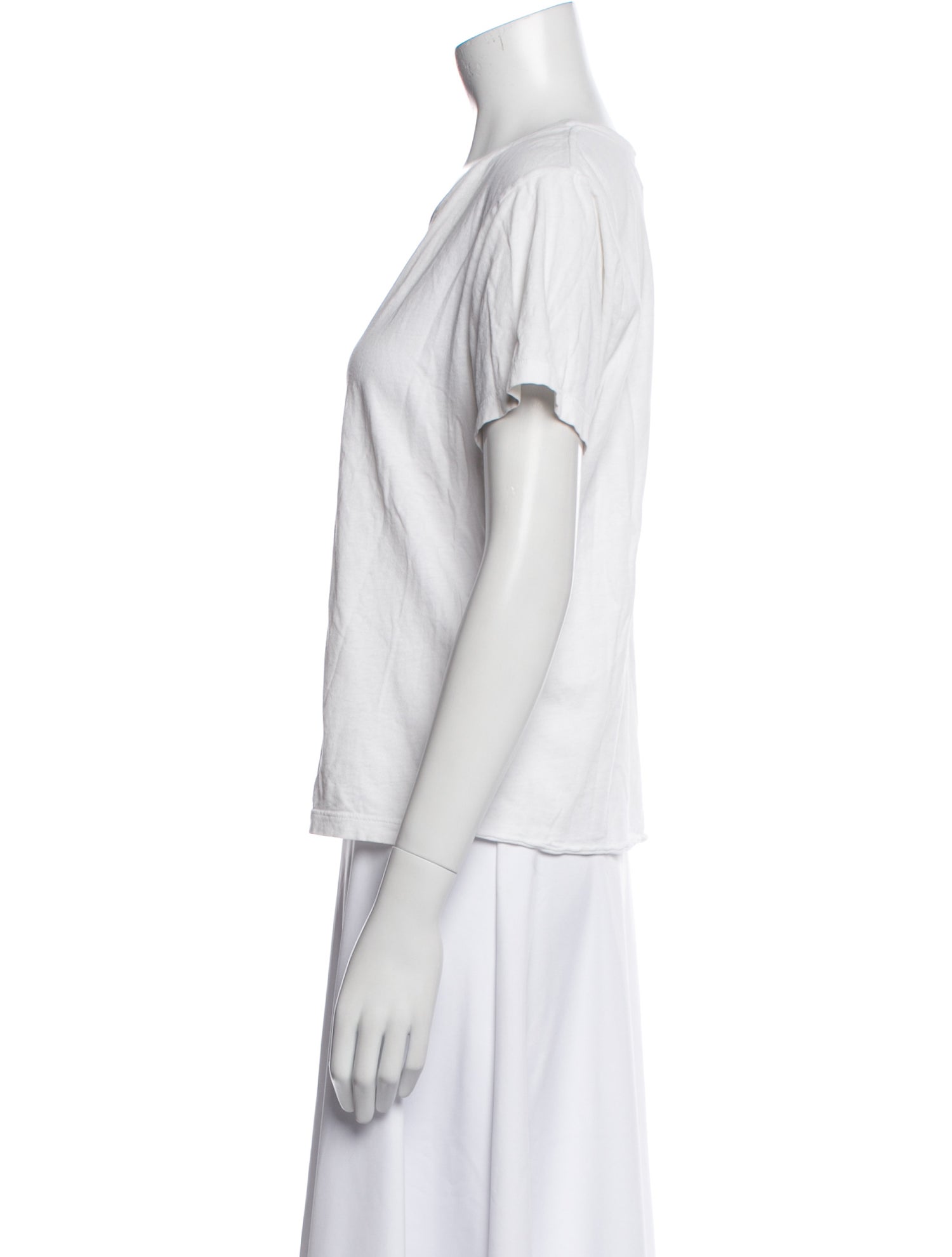 Saint Laurent Graphic Print Crew Neck T-Shirt