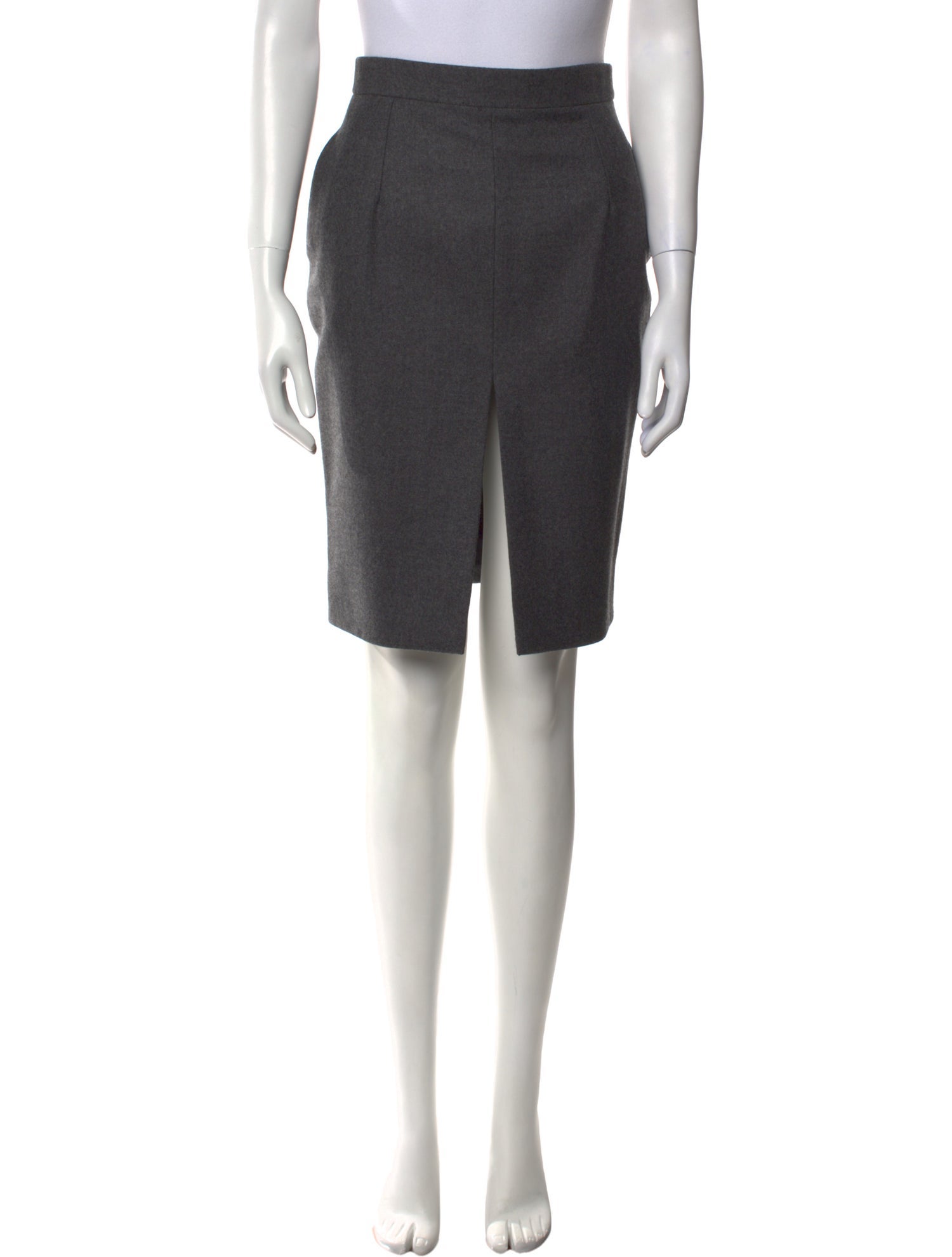 Saint Laurent Wool Knee-Length Skirt w/ Tags