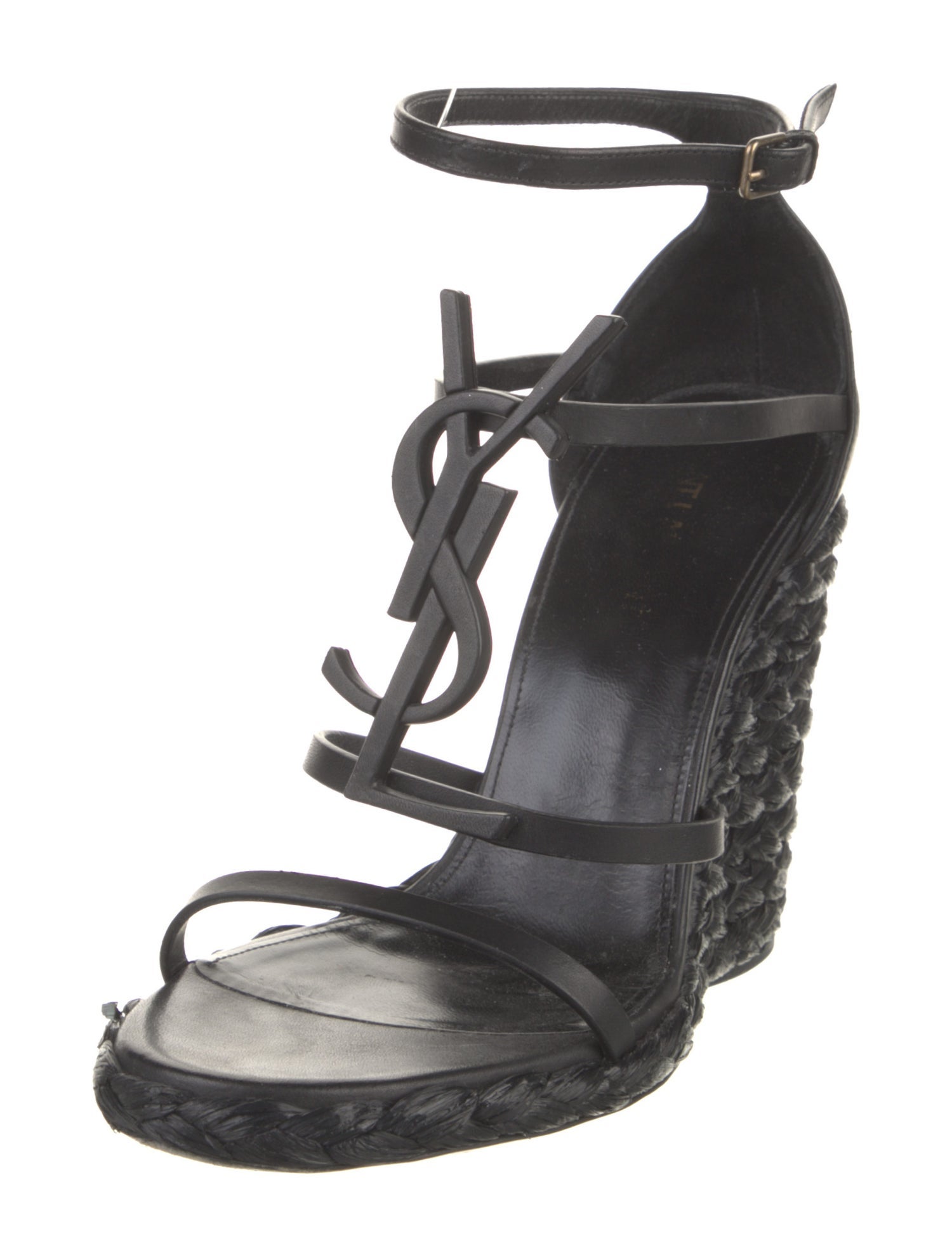 Saint Laurent Leather Espadrilles