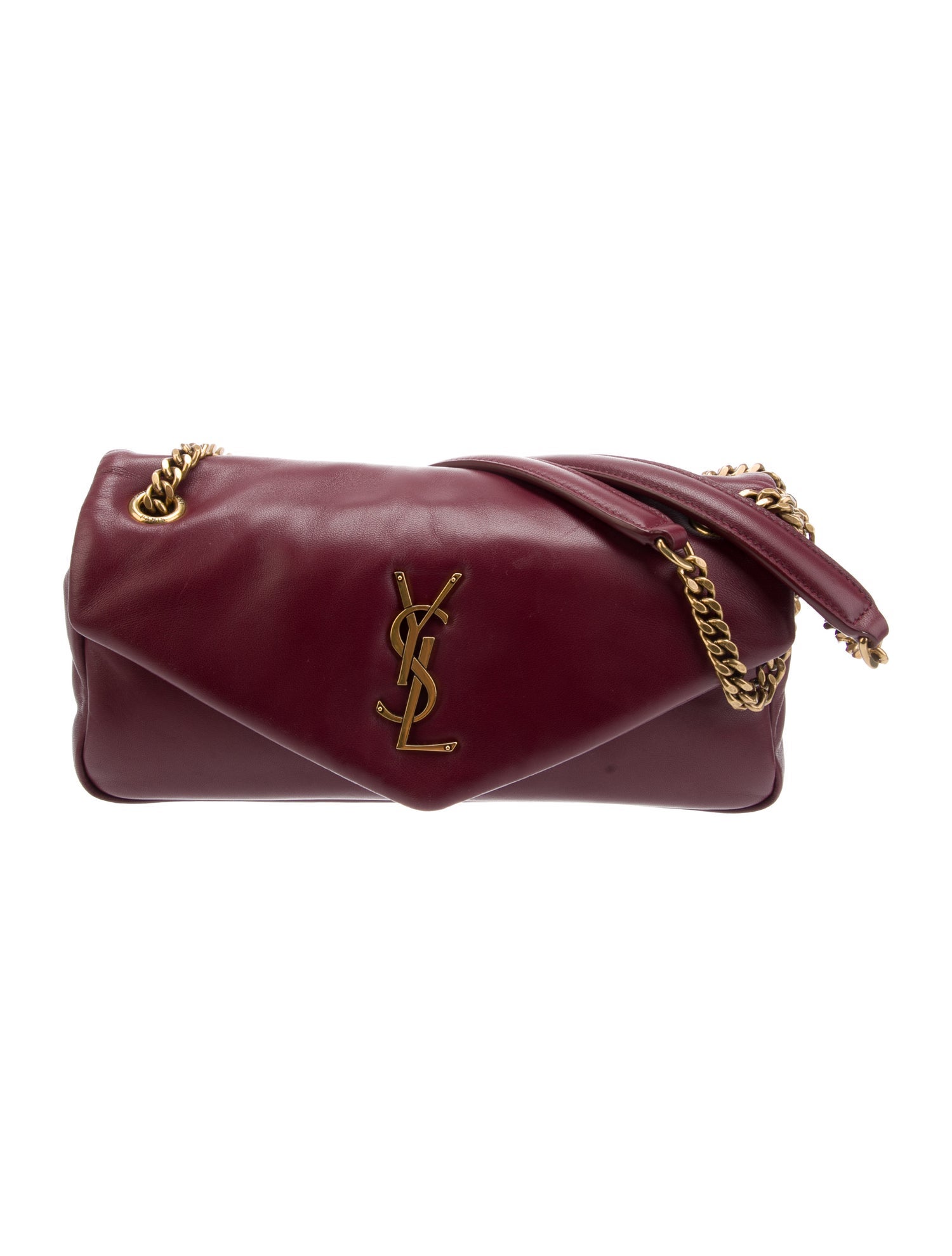 Saint Laurent Leather Monogram Calypso Bag 2023
