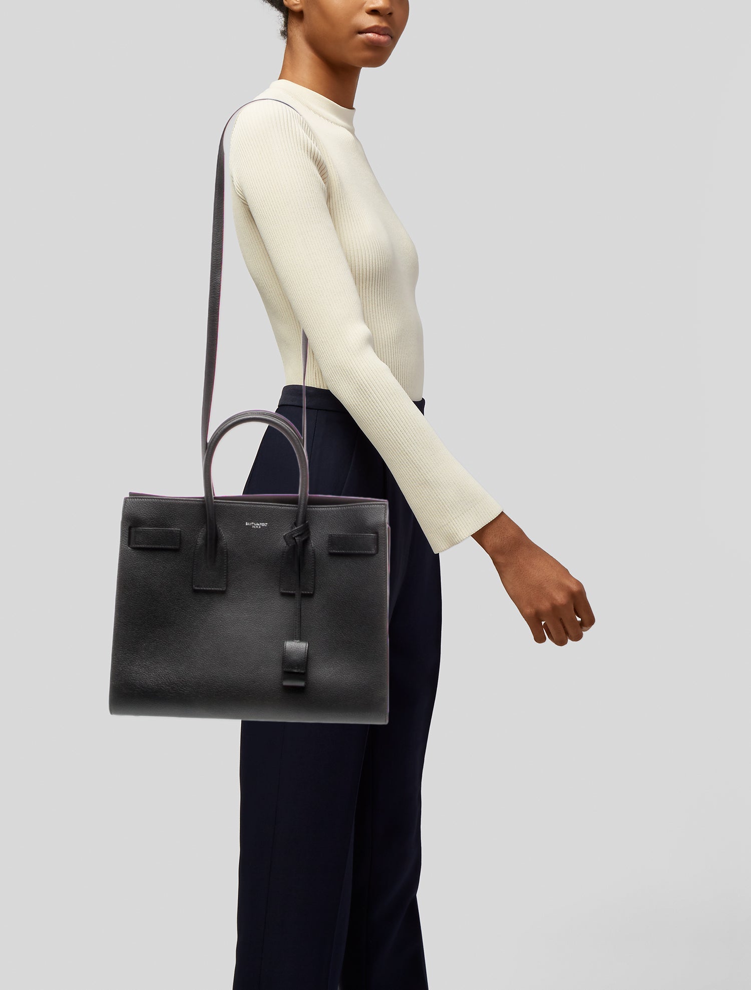 Saint Laurent Calfskin Sac De Jour Small