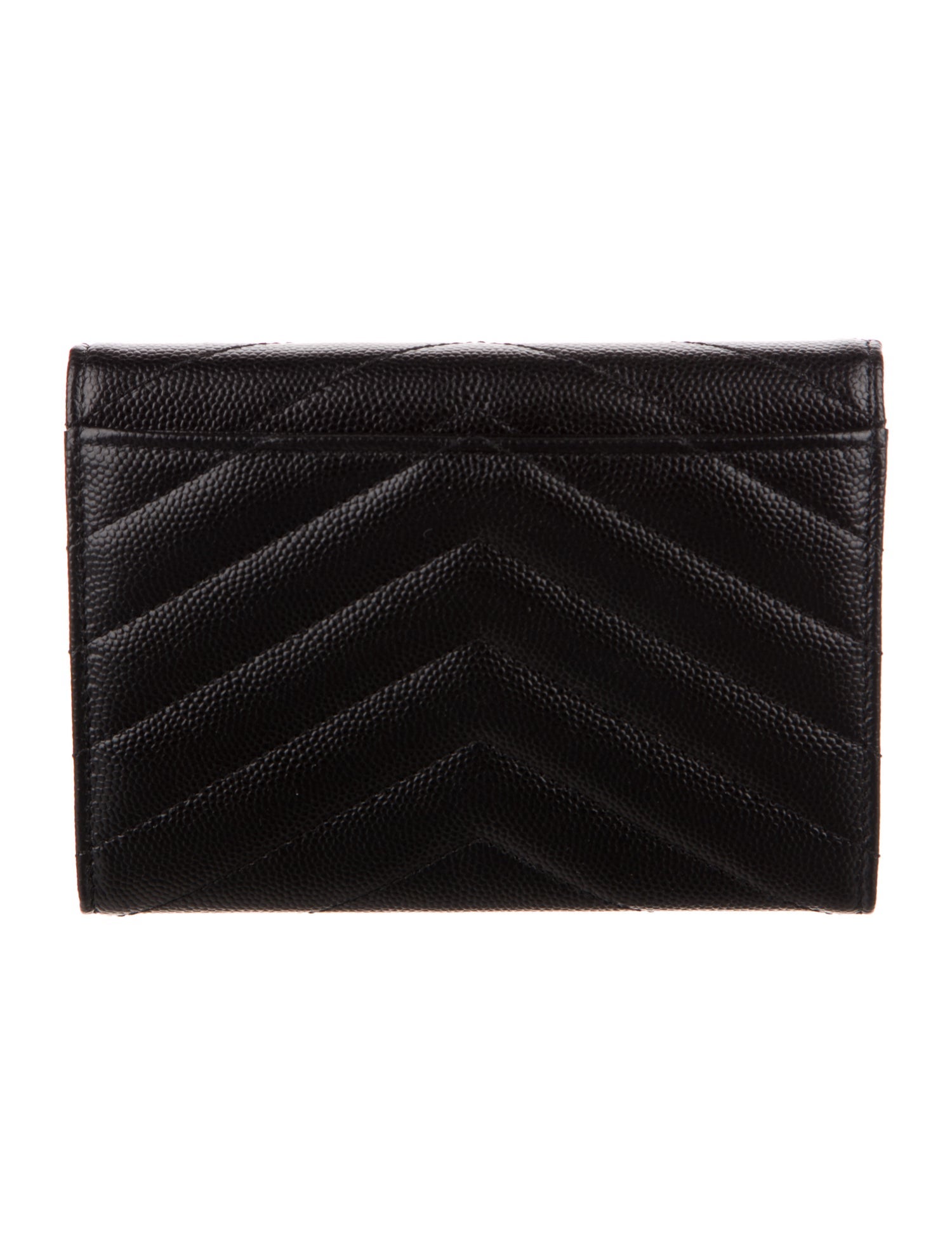 Saint Laurent 2018 Small Monogram Matelassé Trifold Wallet