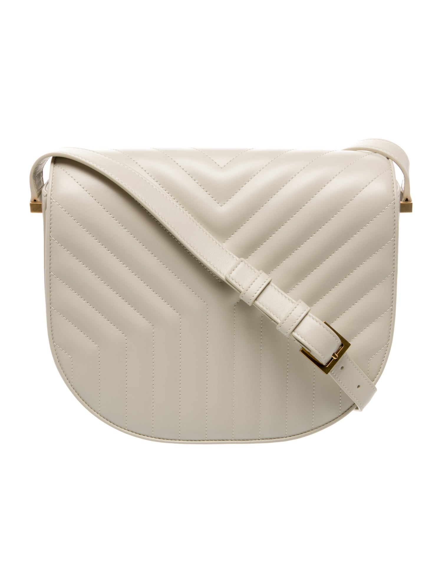 Saint Laurent Chevron Joan Satchel w/ Tags