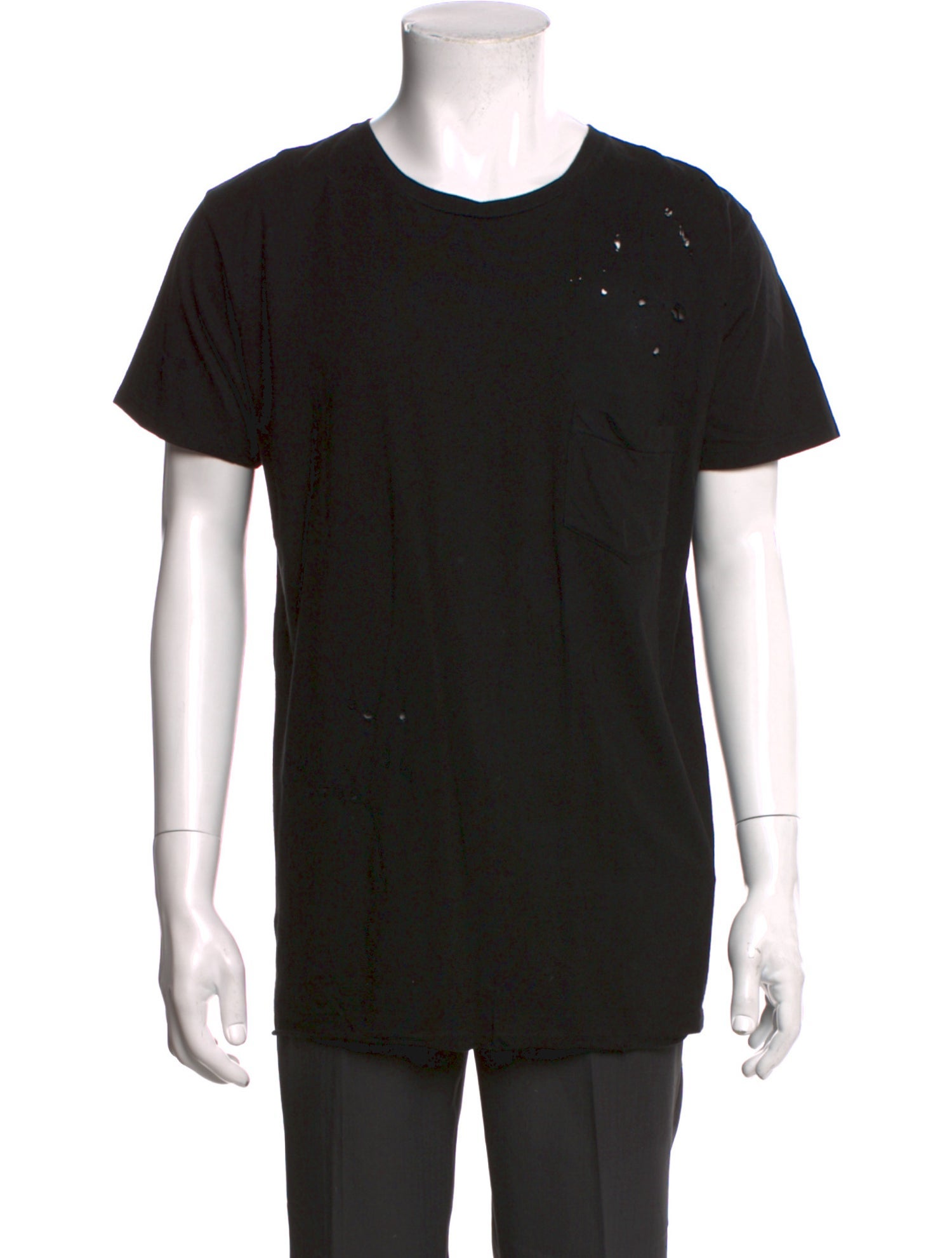 Saint Laurent Crew Neck Short Sleeve T-Shirt
