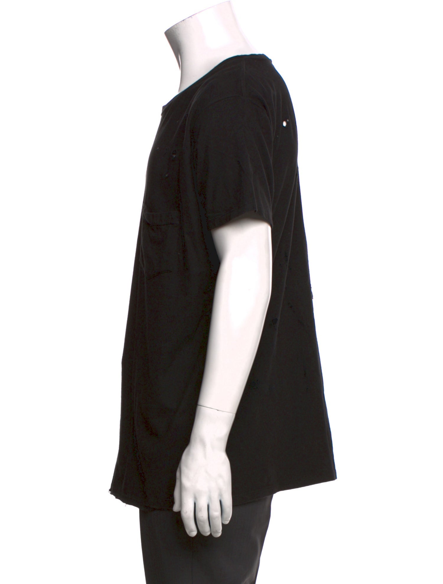 Saint Laurent Crew Neck Short Sleeve T-Shirt