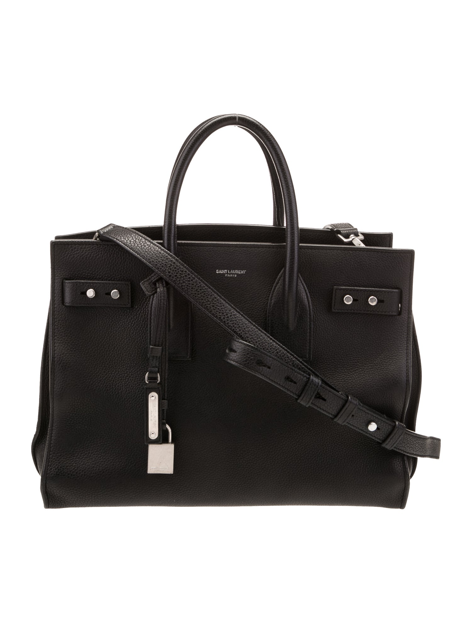 Saint Laurent Leather Sac De Jour