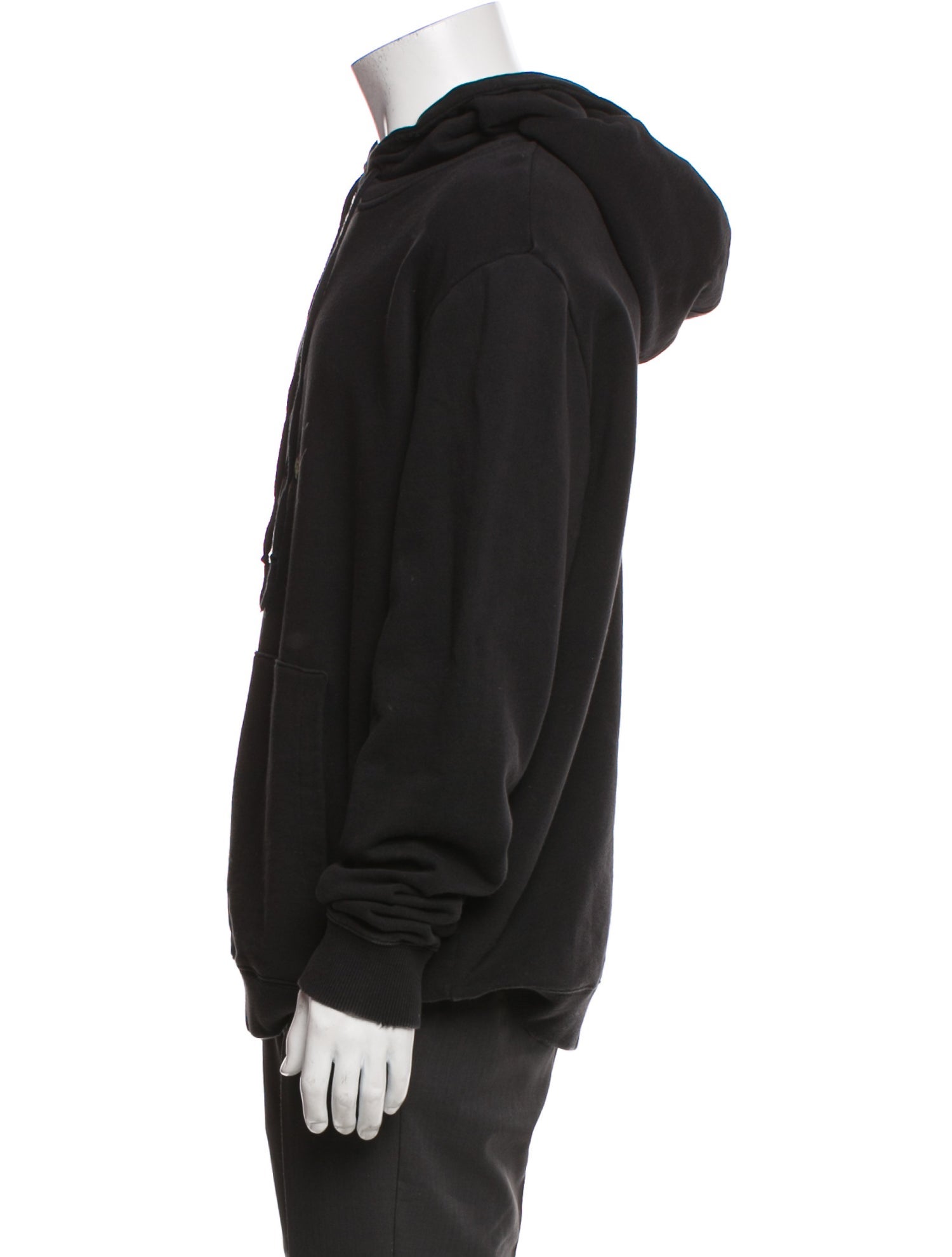 Saint Laurent Graphic Print Mock Neck Pullover