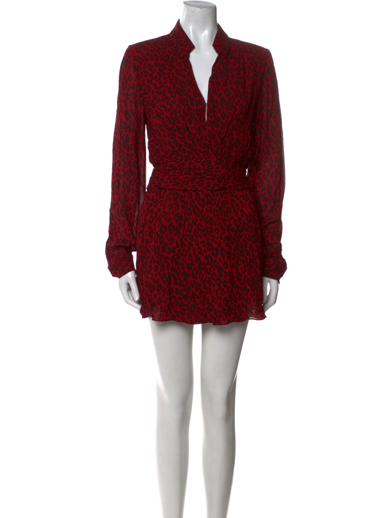 Saint Laurent Printed Mini Dress