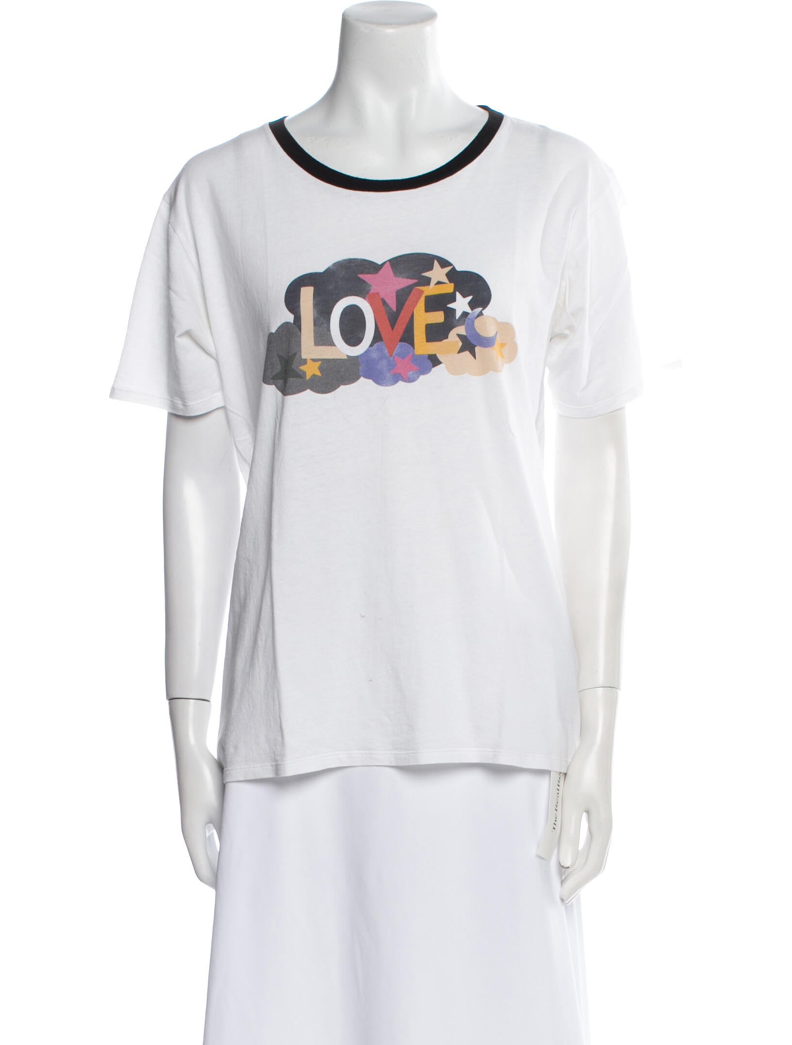 Saint Laurent Graphic Print Crew Neck T-Shirt