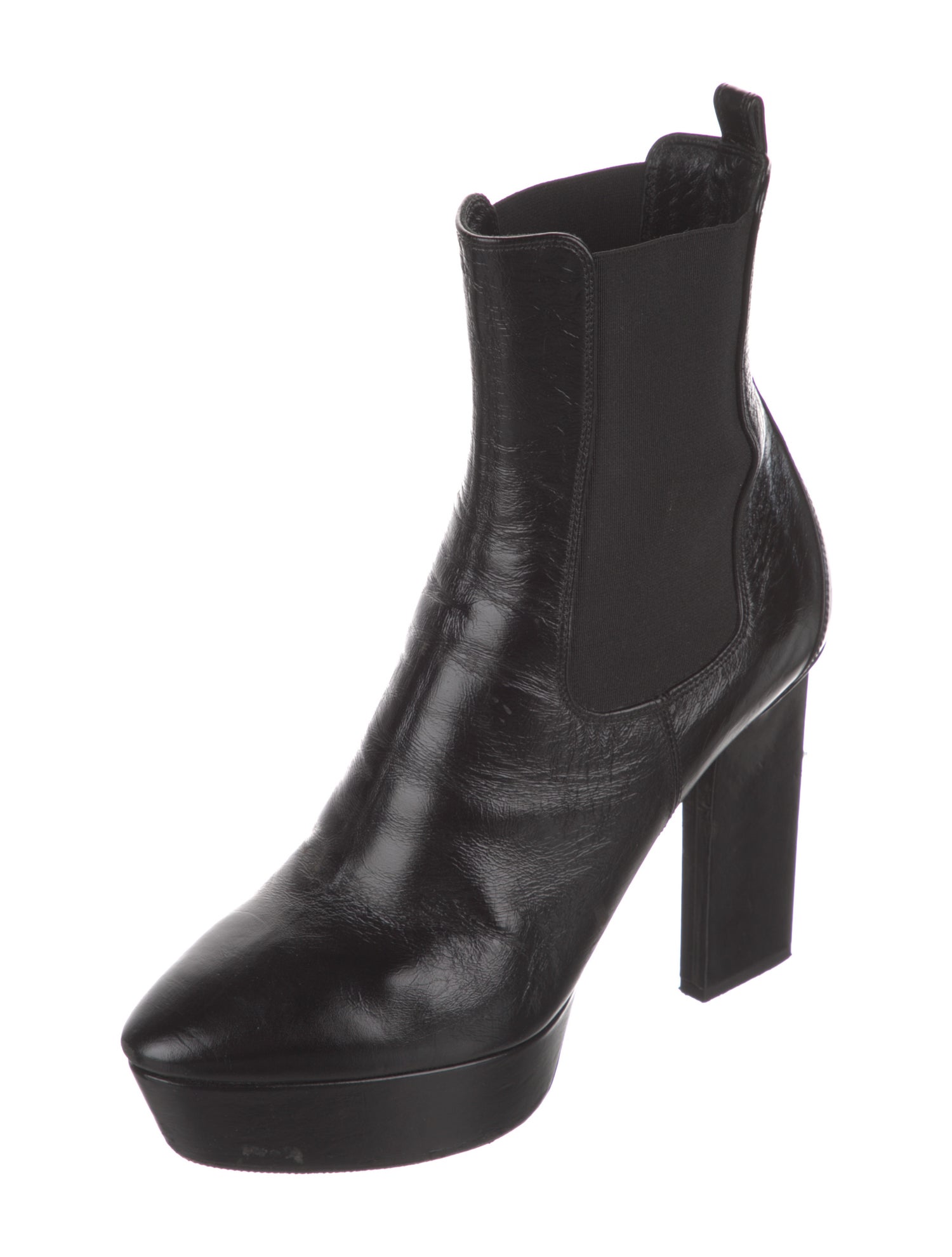 Saint Laurent Leather Chelsea Boots