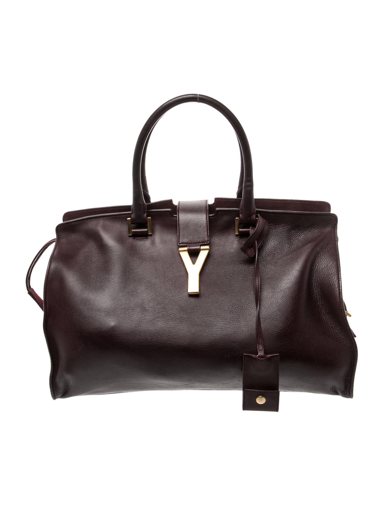 Saint Laurent Leather Y Cabas Medium