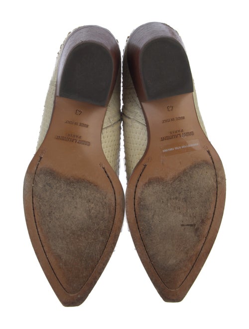 Saint Laurent Lukas 40 Python Boots