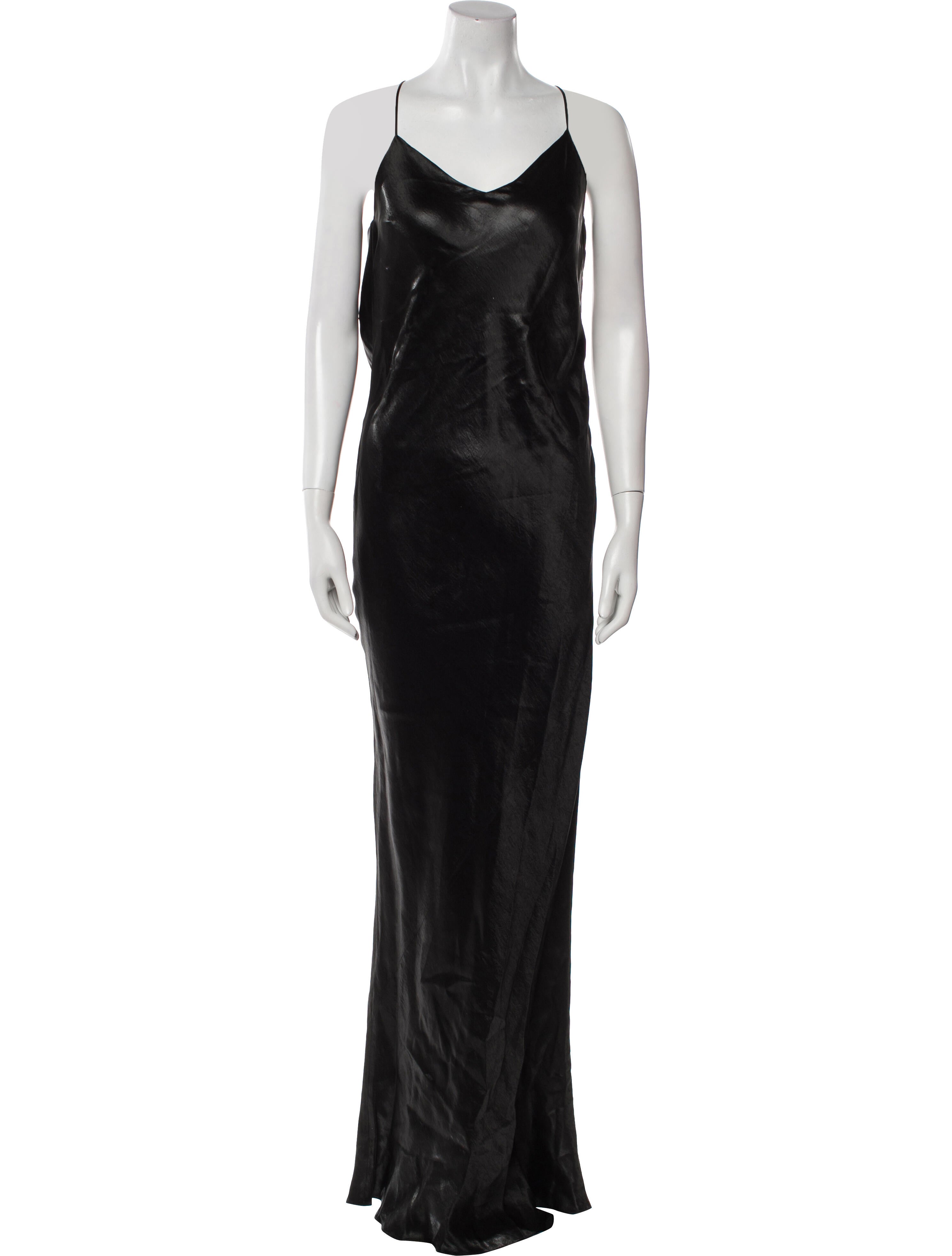 Saint Laurent V-Neck Long Dress w/ Tags