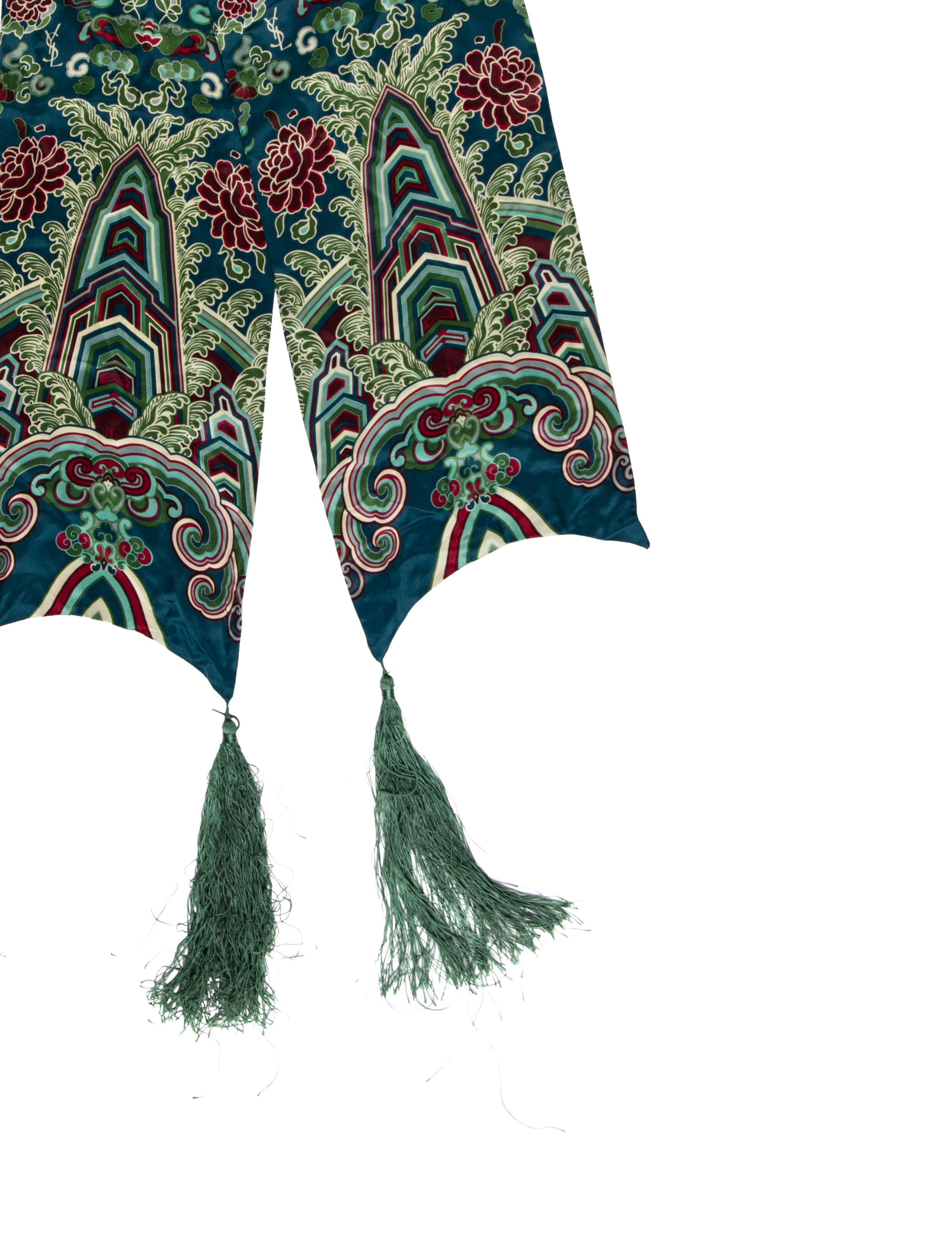 Saint Laurent Silk Printed Scarf