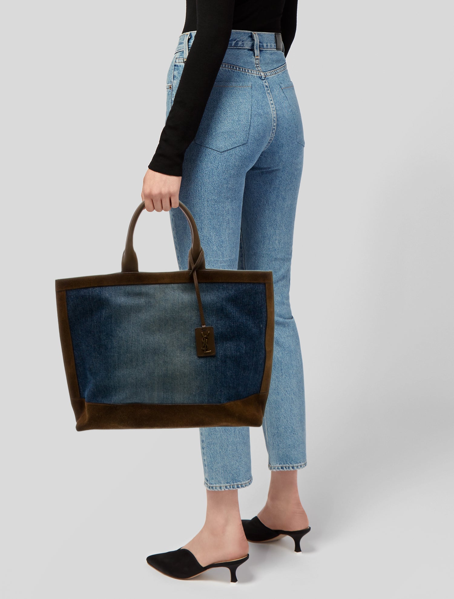 Saint Laurent Denim Tote