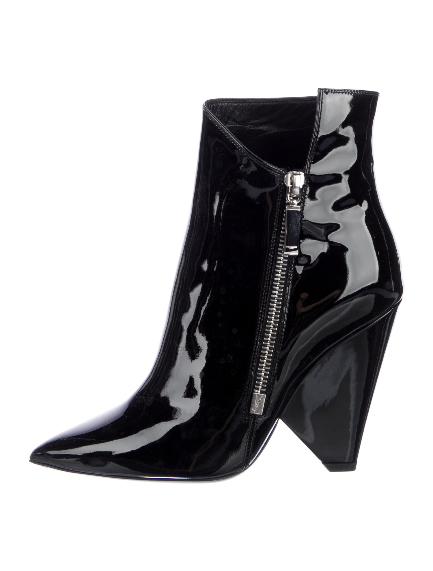 Saint Laurent Patent Leather Boots
