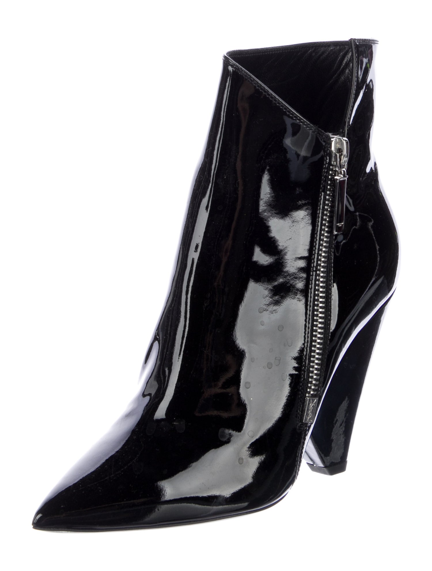 Saint Laurent Patent Leather Boots