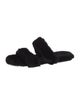Saint Laurent Fur Slides