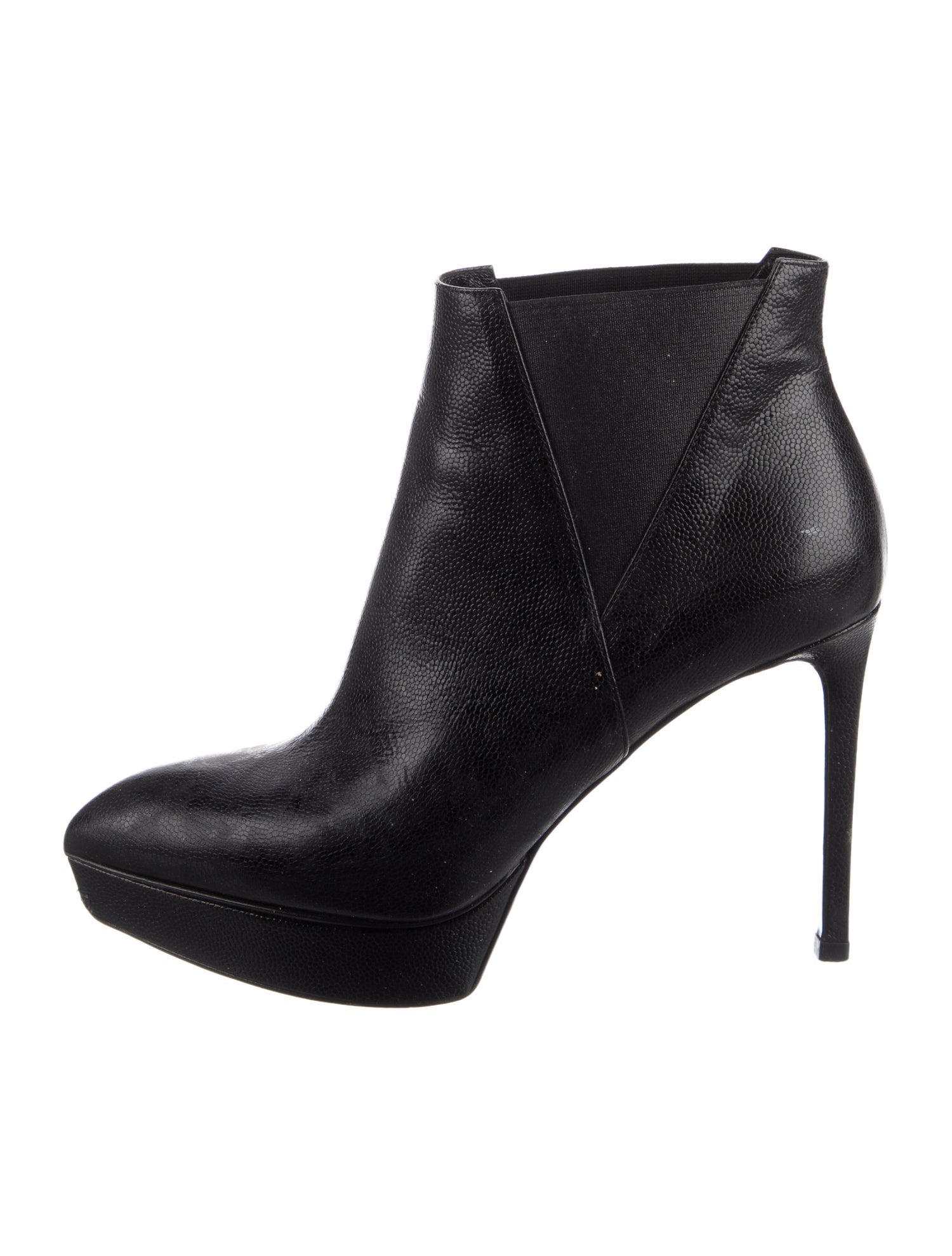 Saint Laurent Leather Chelsea Boots