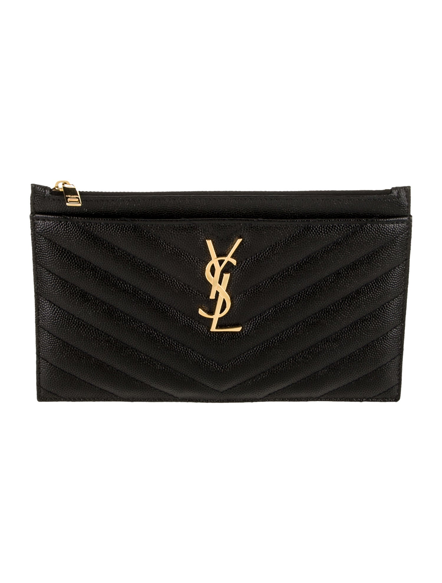 Saint Laurent Leather Cassandre w/ Tags