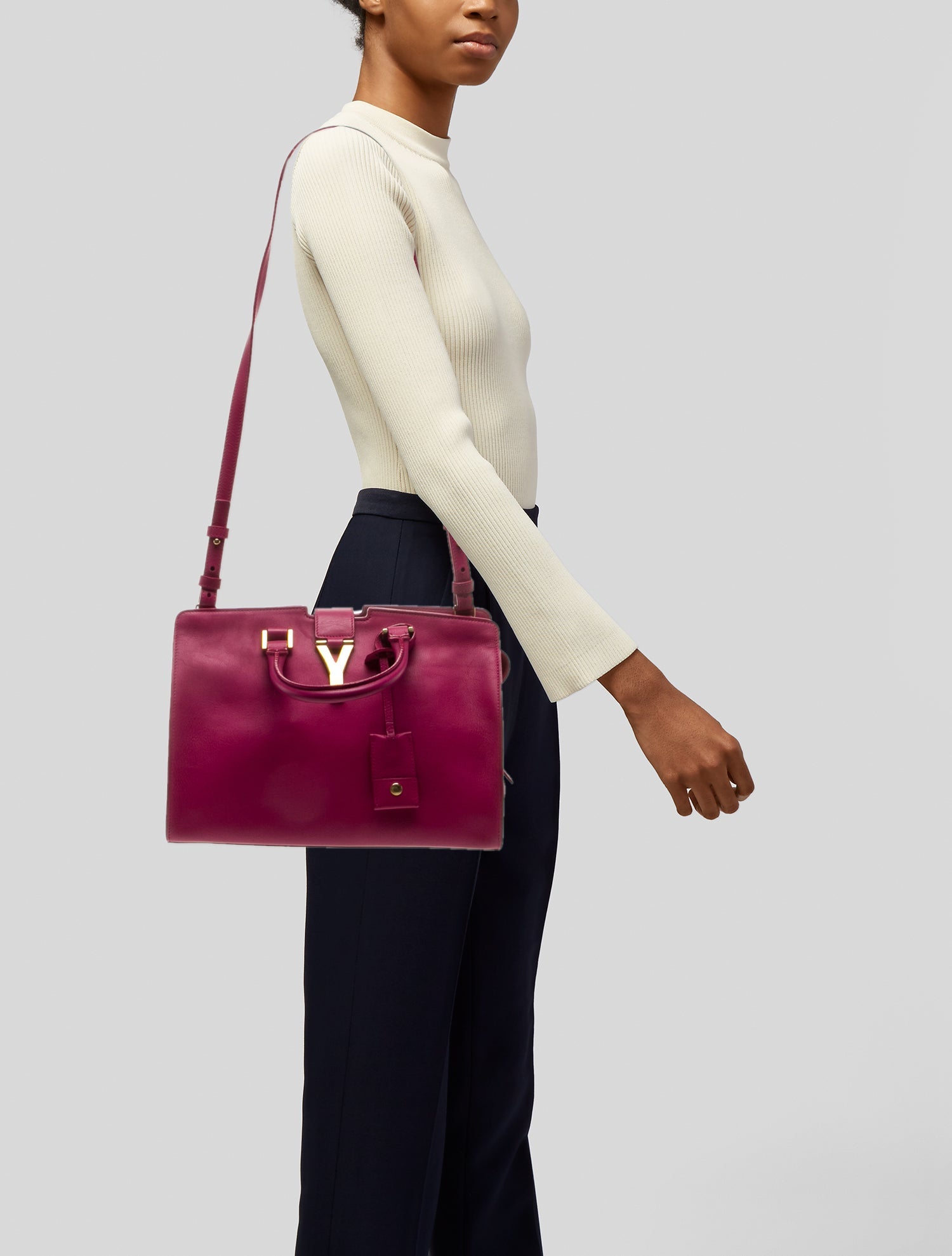 Saint Laurent Leather Y Cabas