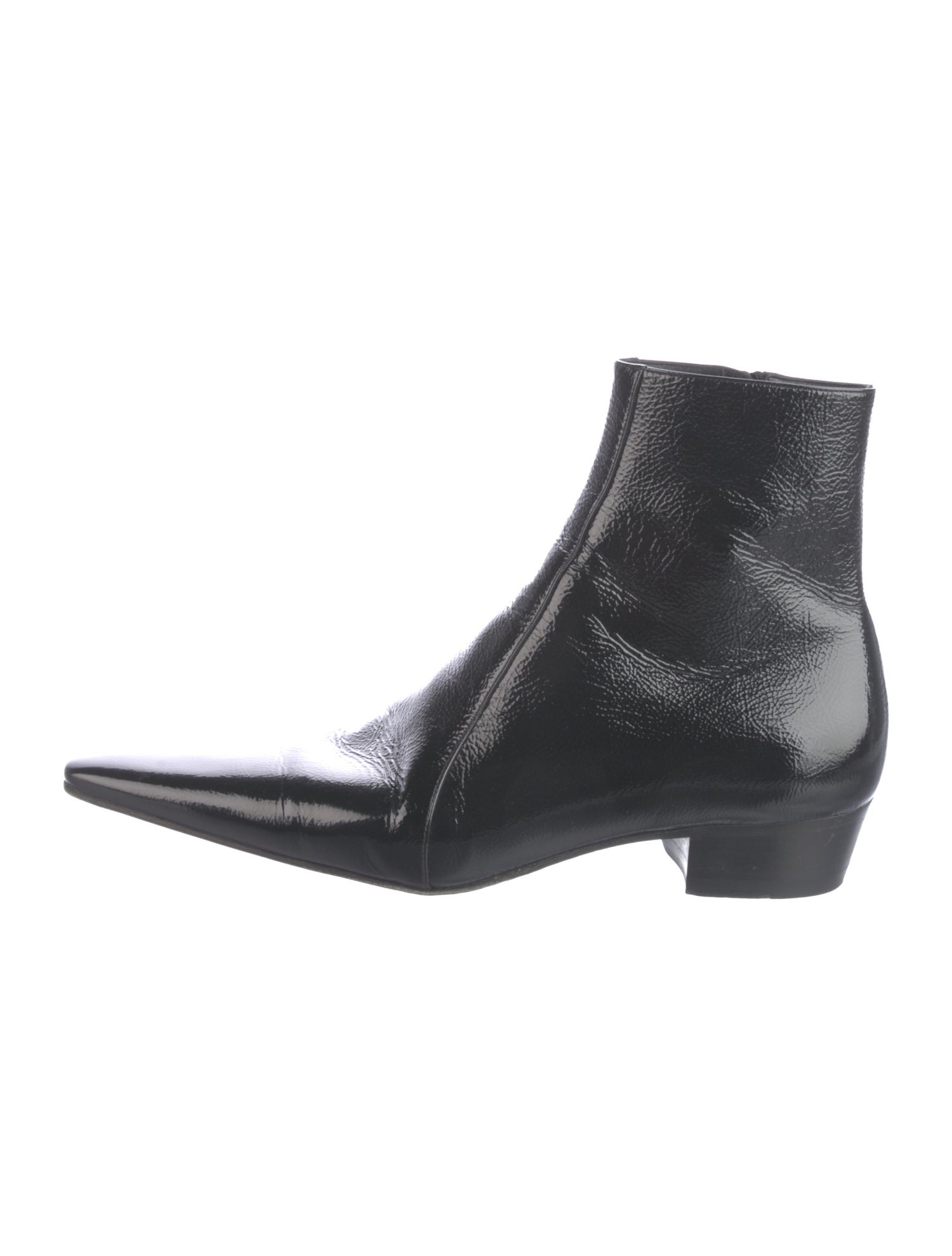 Saint Laurent Patent Leather Boots