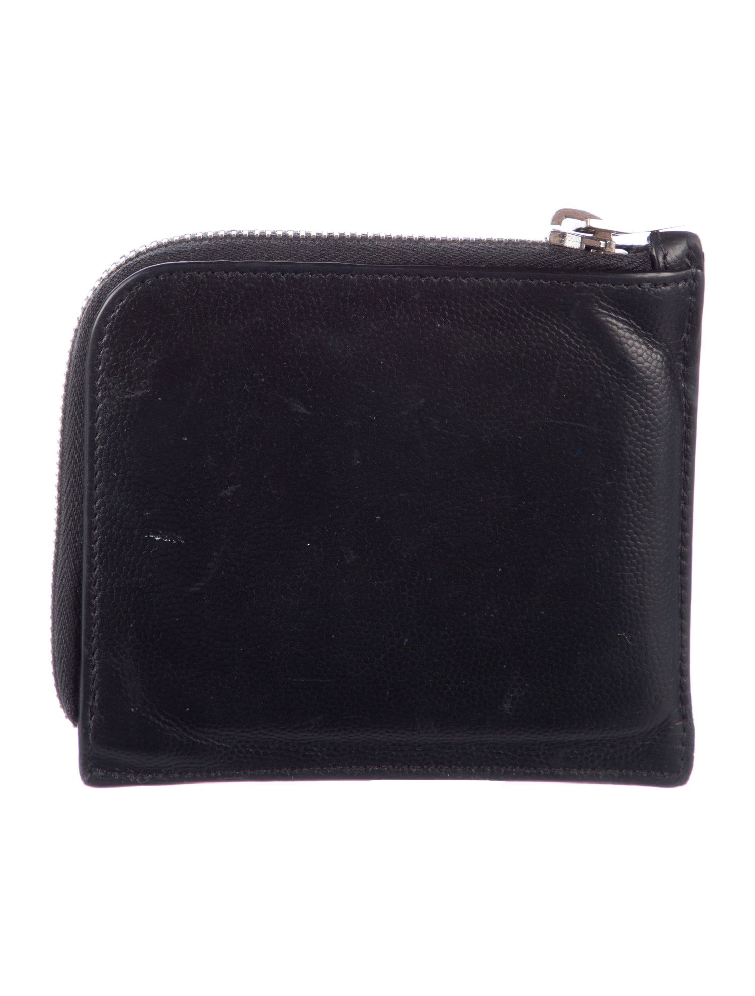 Saint Laurent Leather Compact Wallet