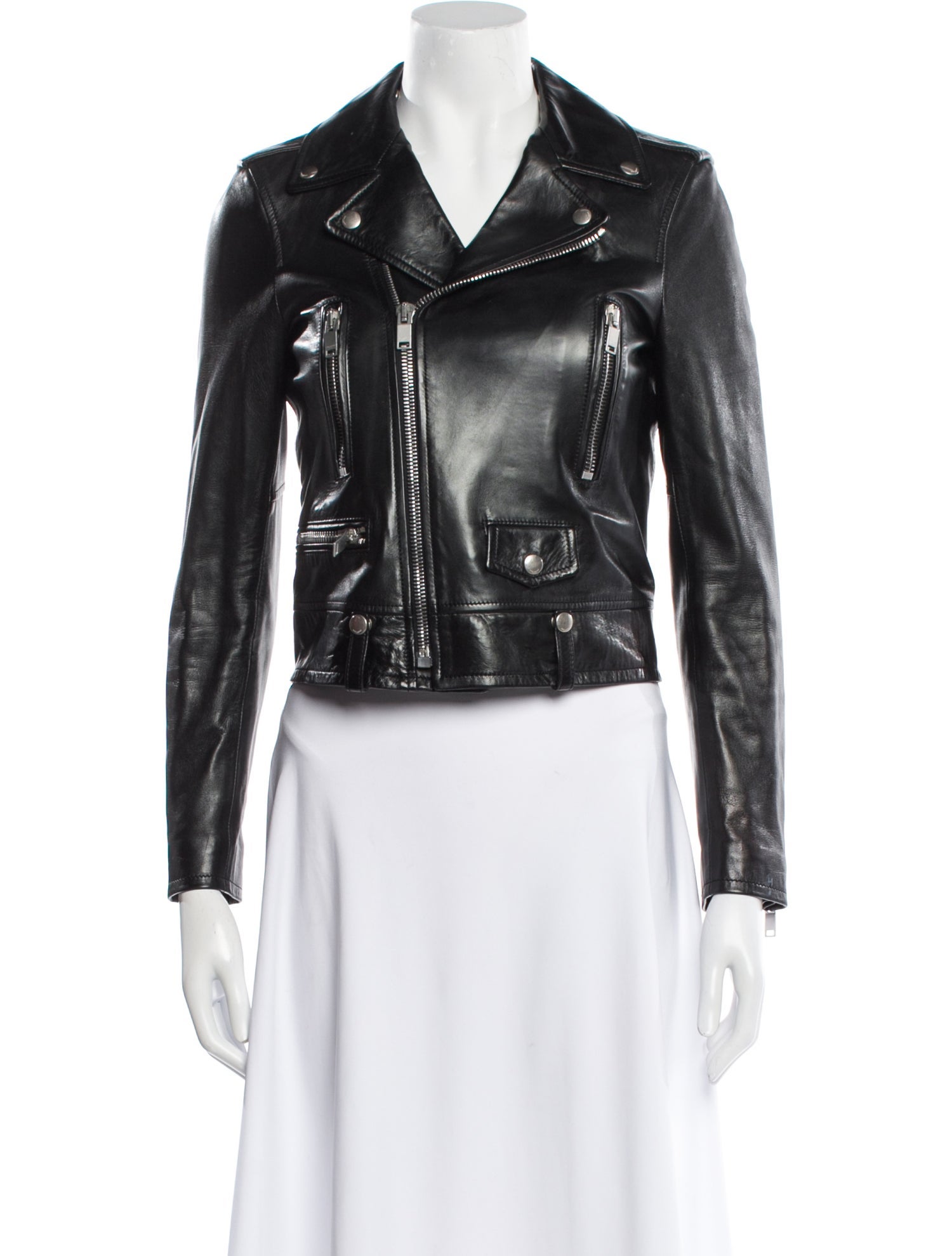 Saint Laurent Leather Biker Jacket