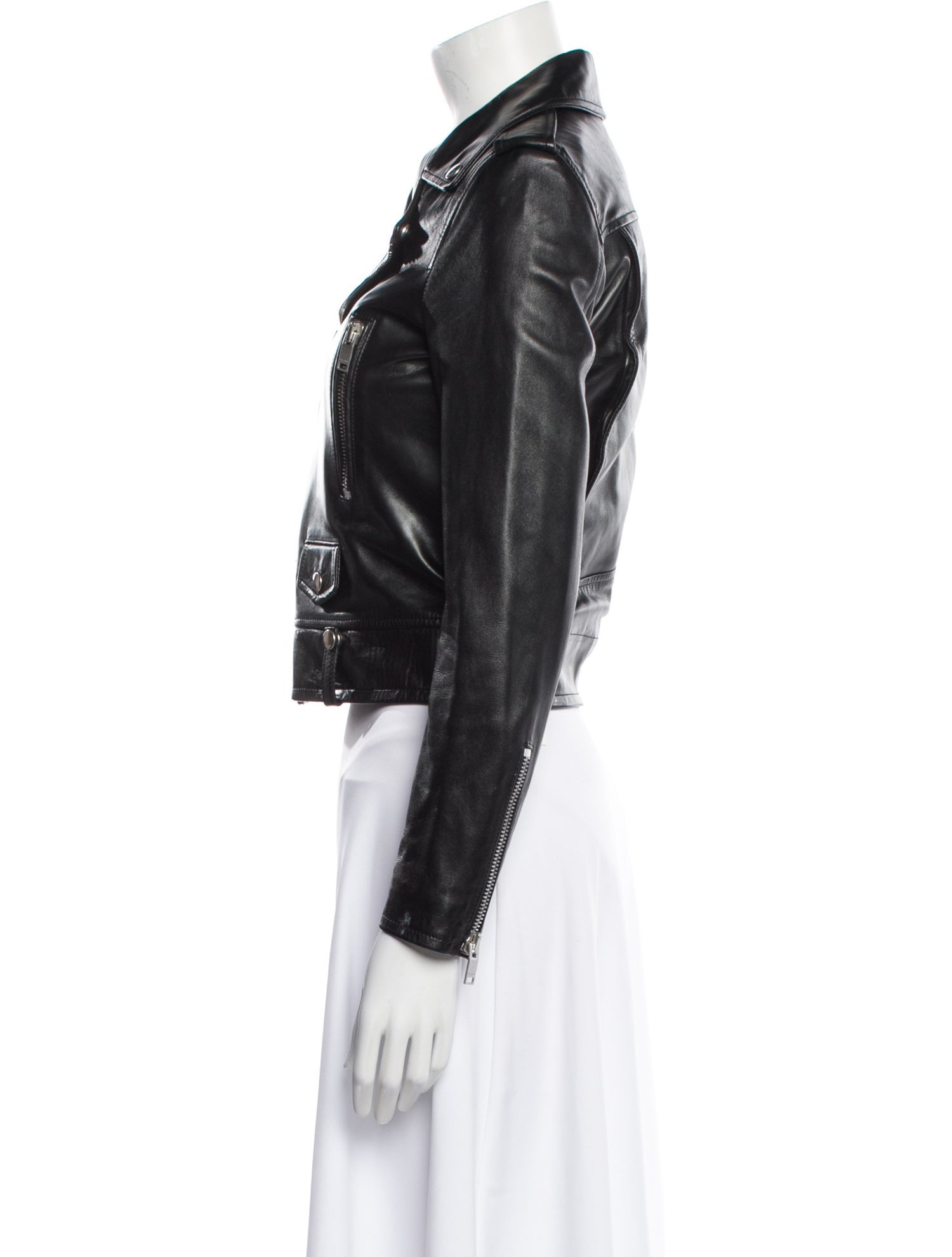 Saint Laurent Leather Biker Jacket