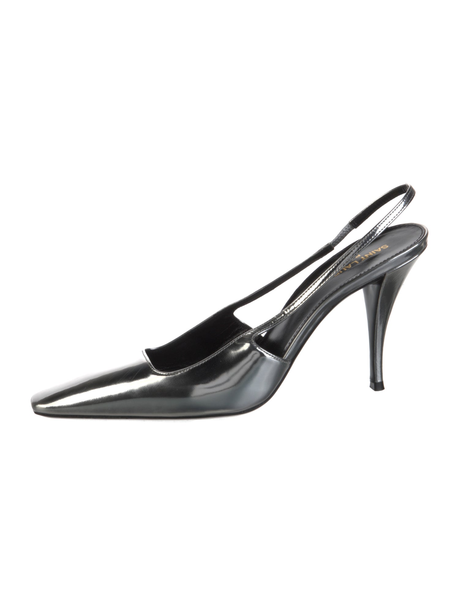 Saint Laurent Patent Leather Slingback Pumps